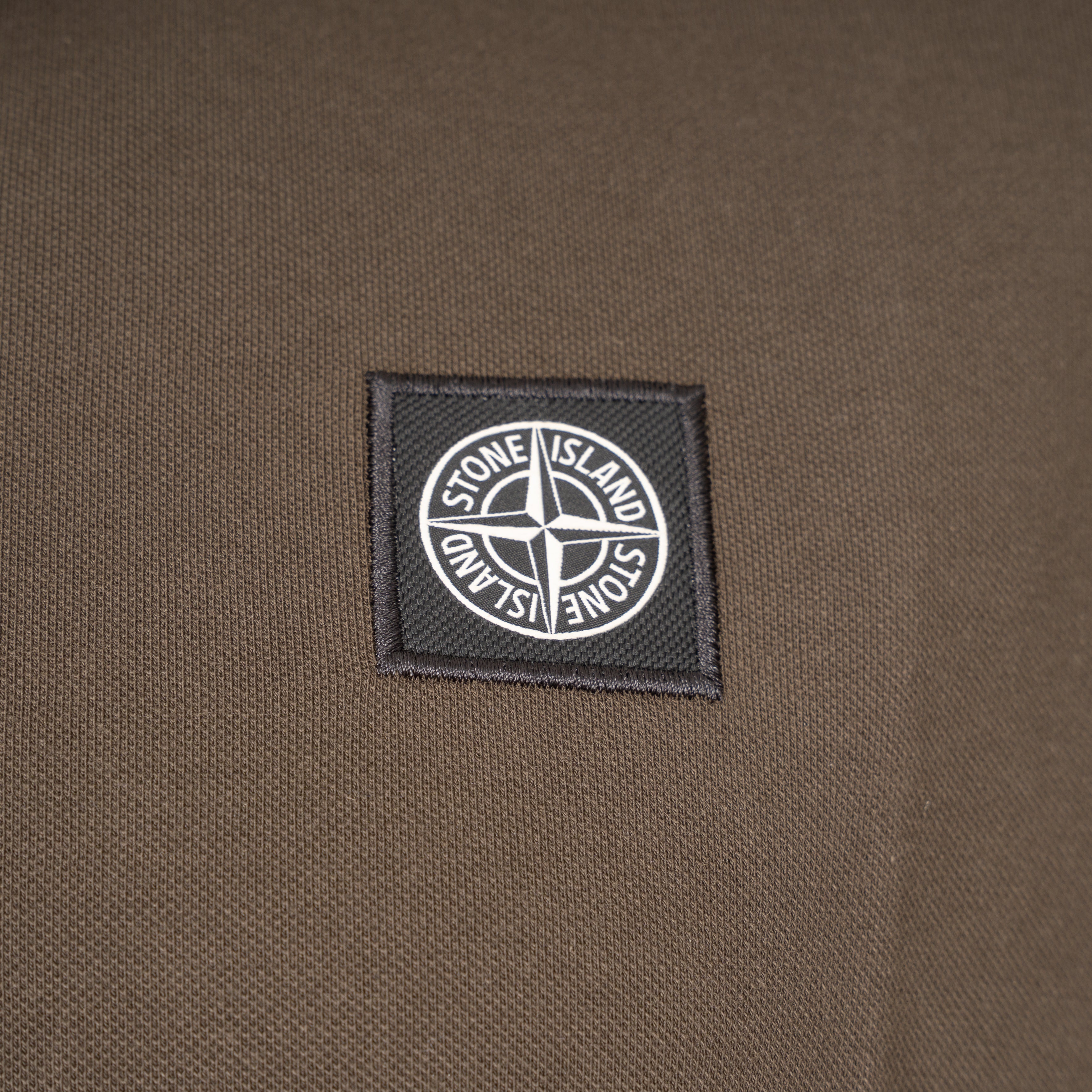 Stone Island Polo Grijs | Organic Cotton Piqué
