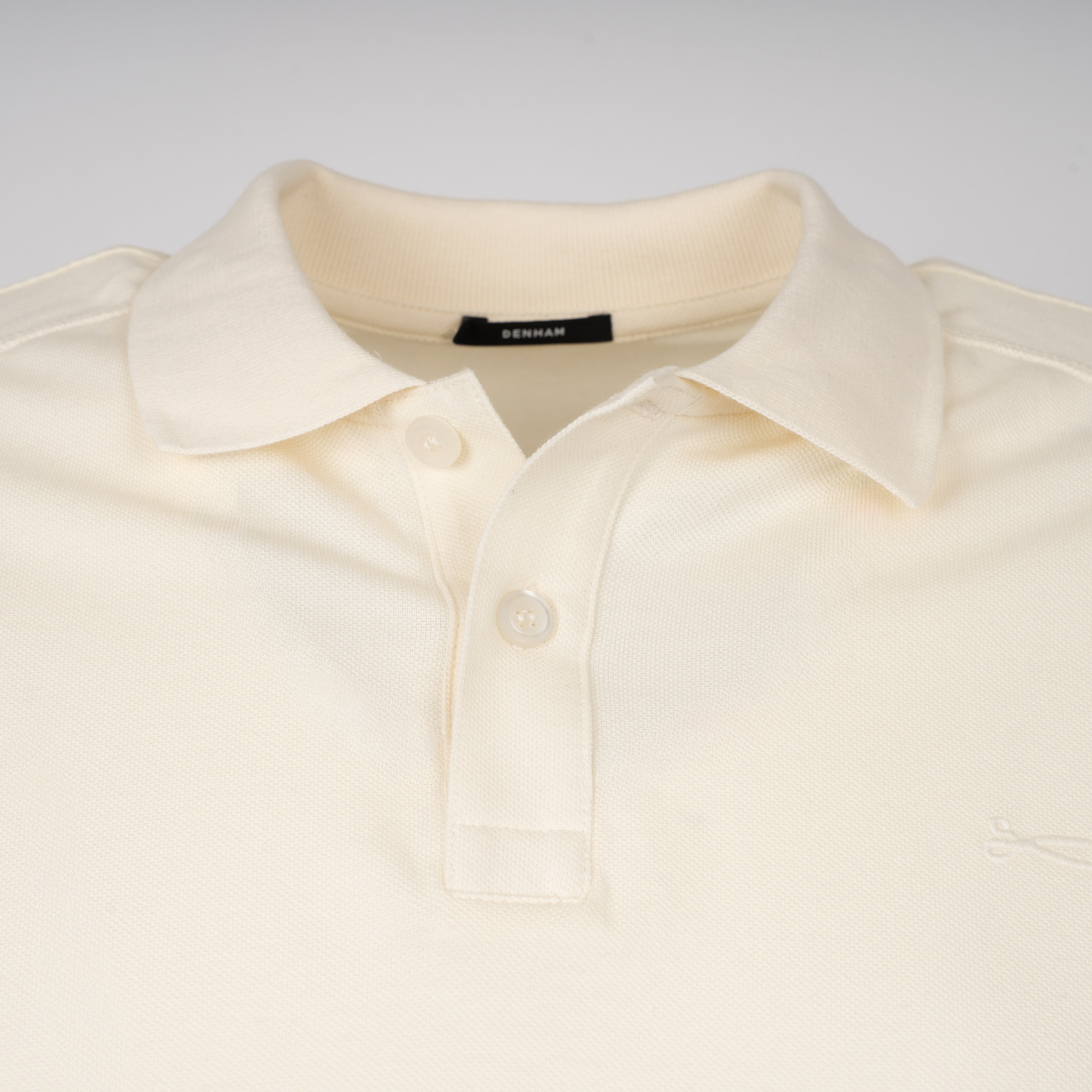Denham Polo Wit | Brian Raglan Polo