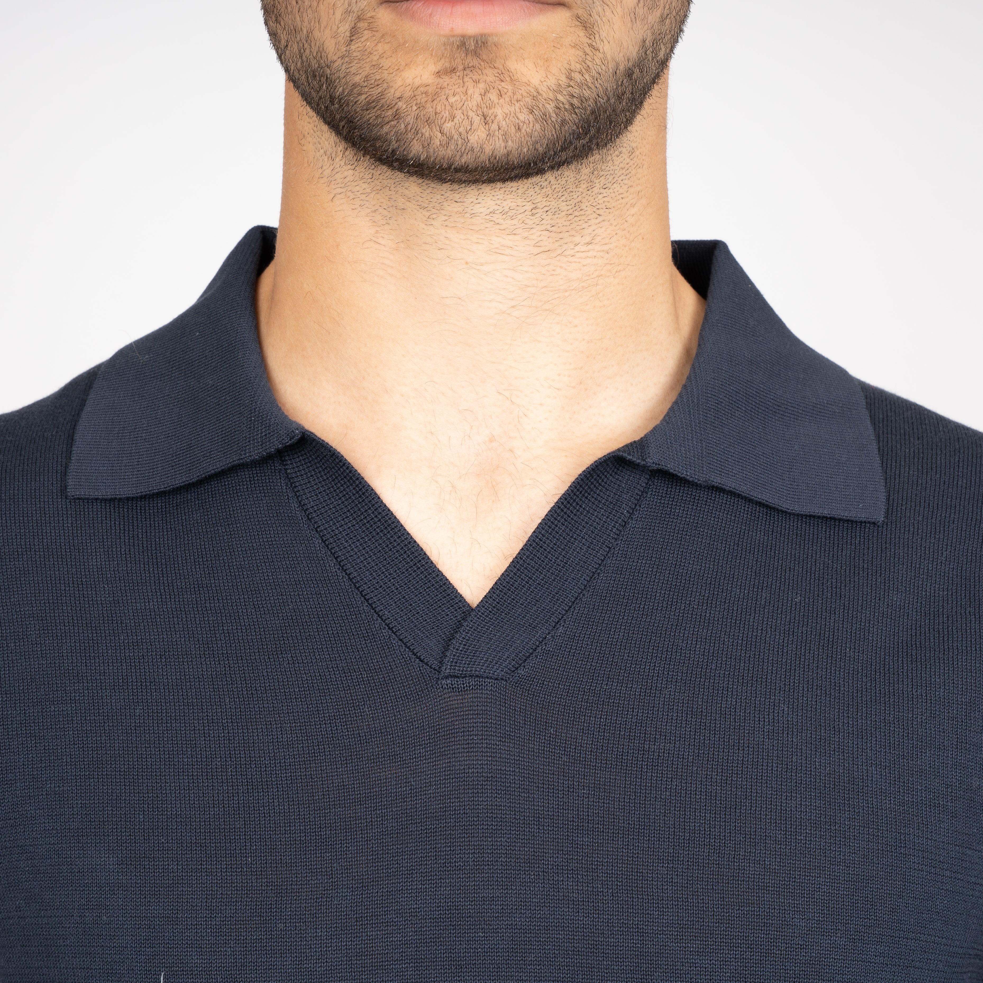 SEVEN DIALS Buttonless Polo Donkerblauw | Fido
