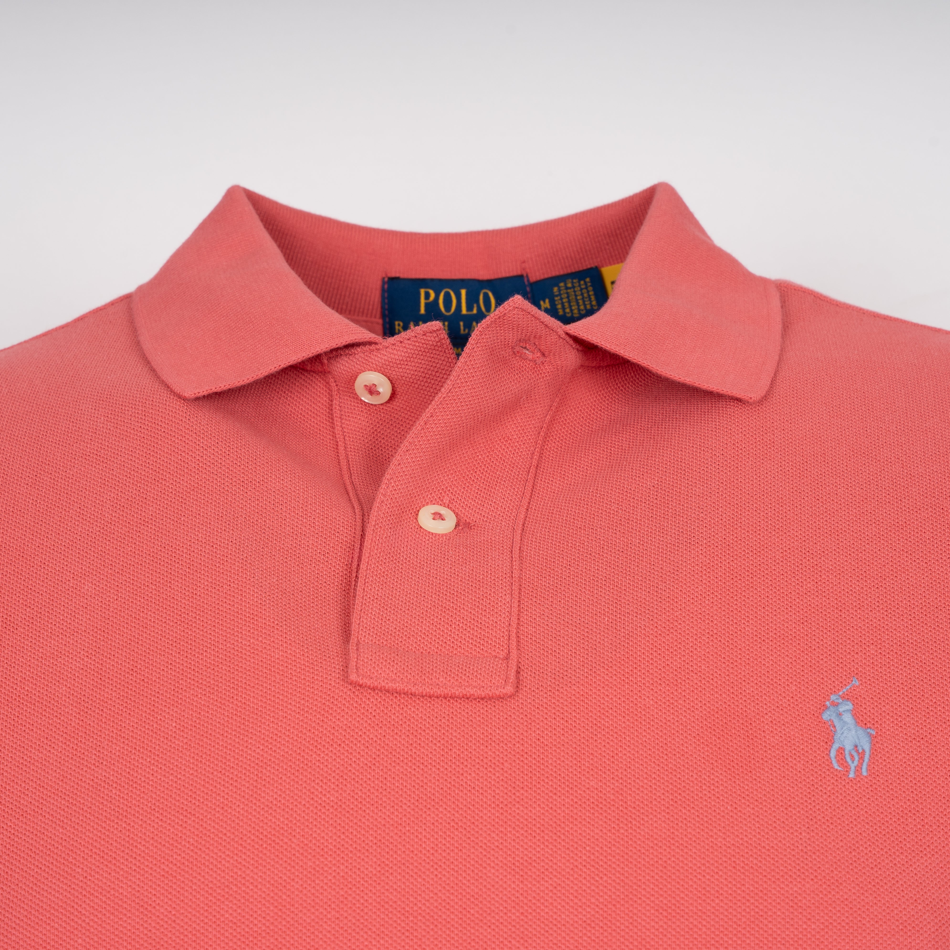 Ralph Lauren Polo Koraal Roze | Slim Fit