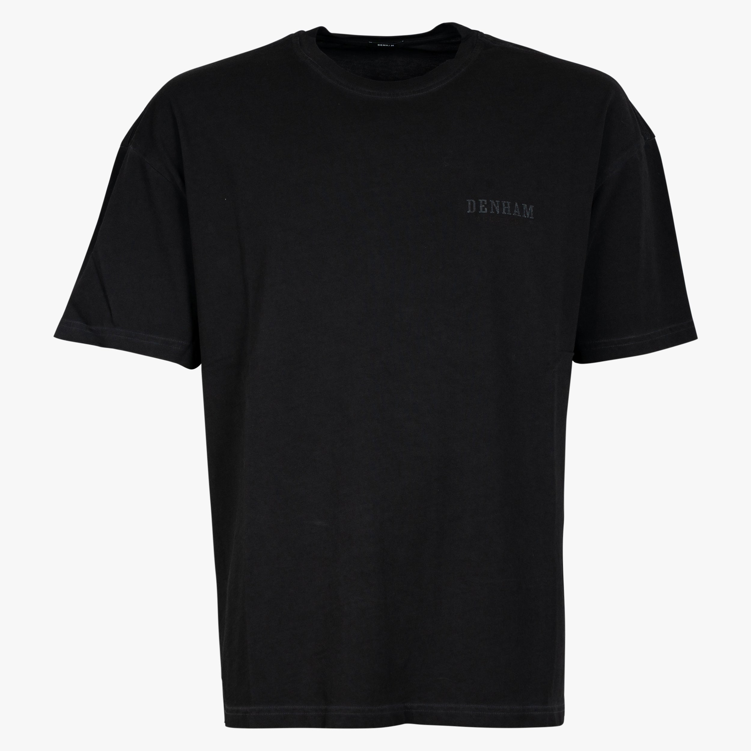 Denham T-Shirt met Backprint Zwart | Aces High Tee