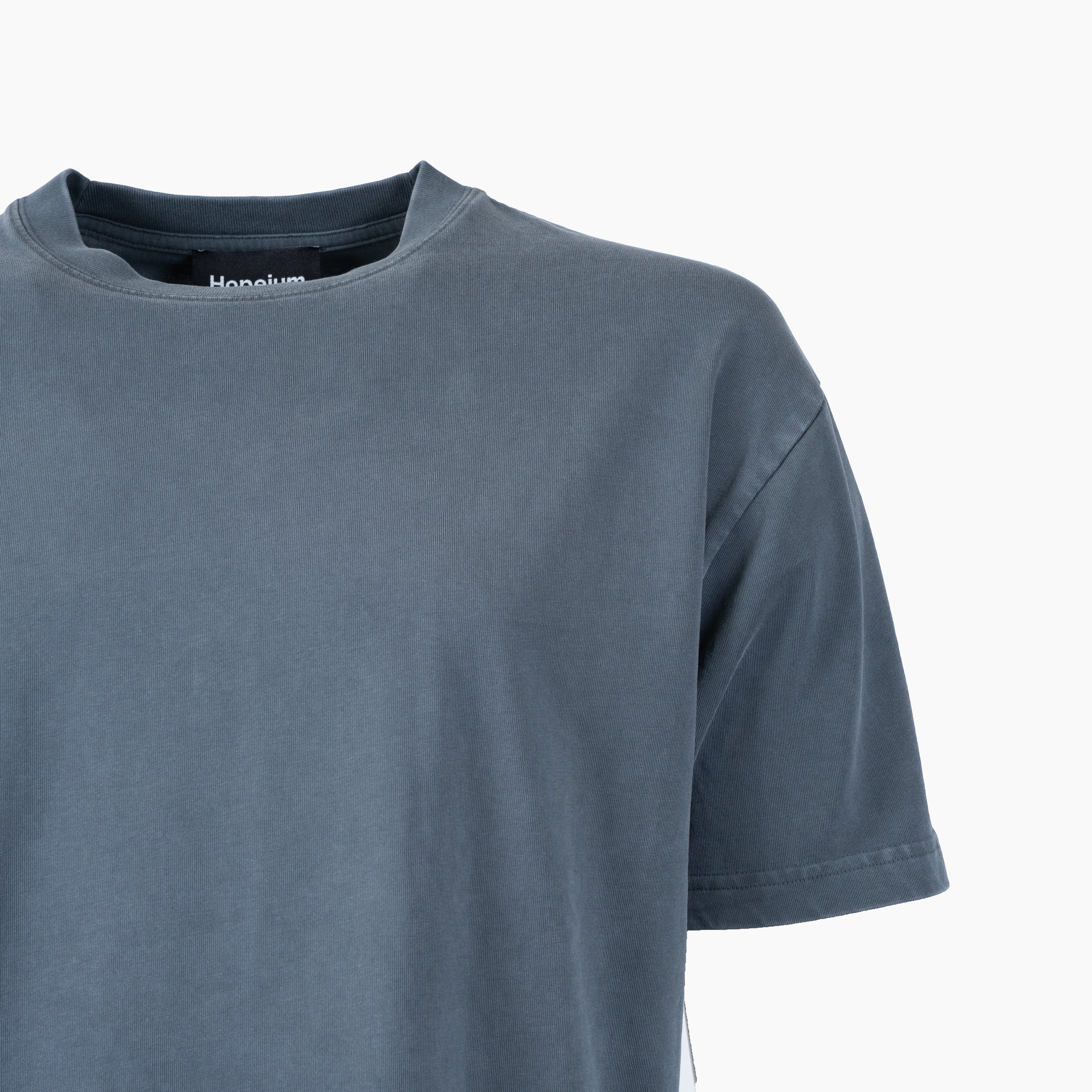 Hopeium T-Shirt Backprint Verwassen Grijs | I Am Karma Tee