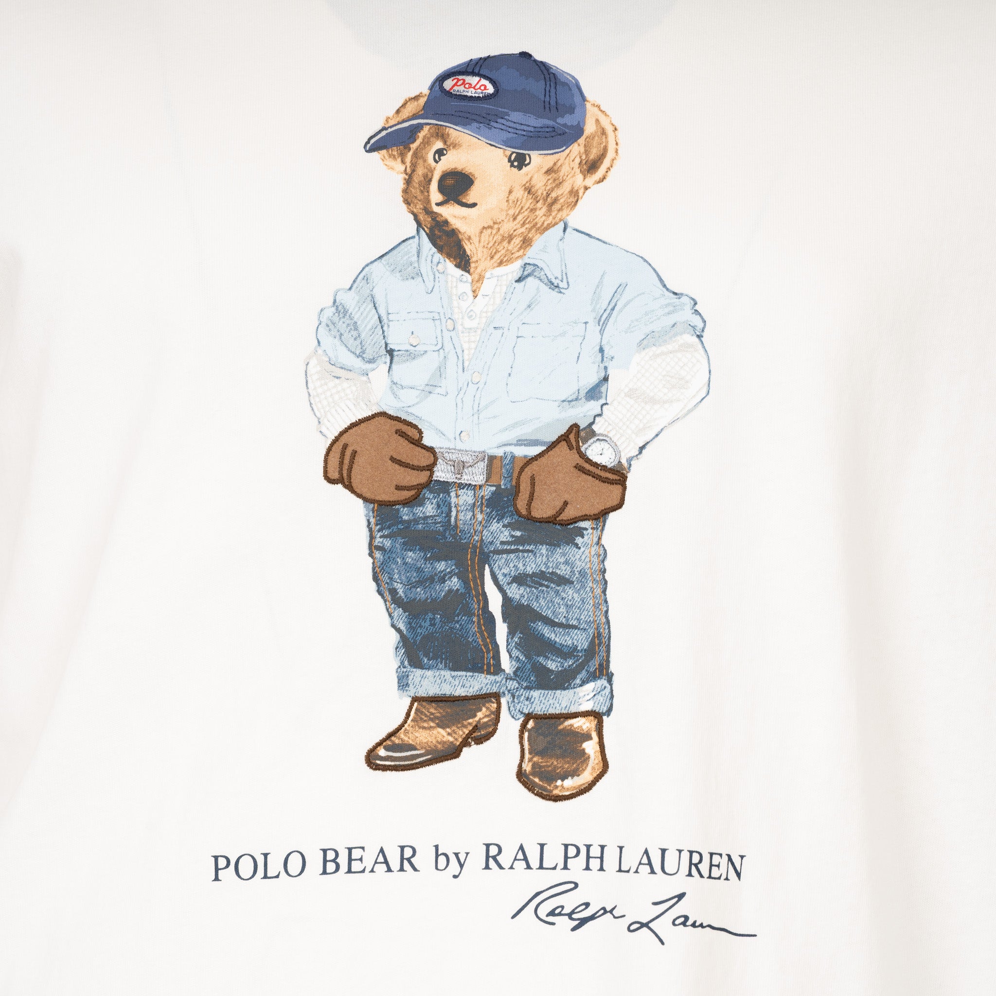 Ralph Lauren T-Shirt Crème | Polo Bear Classic Fit