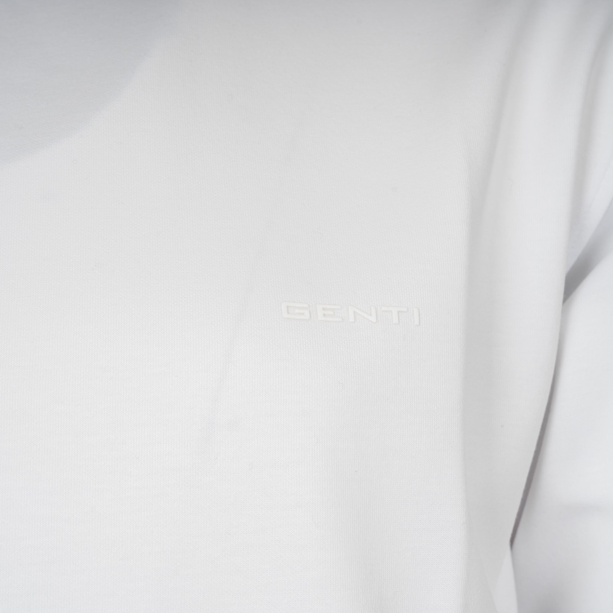 Genti T-Shirt Wit | Cotton Tech
