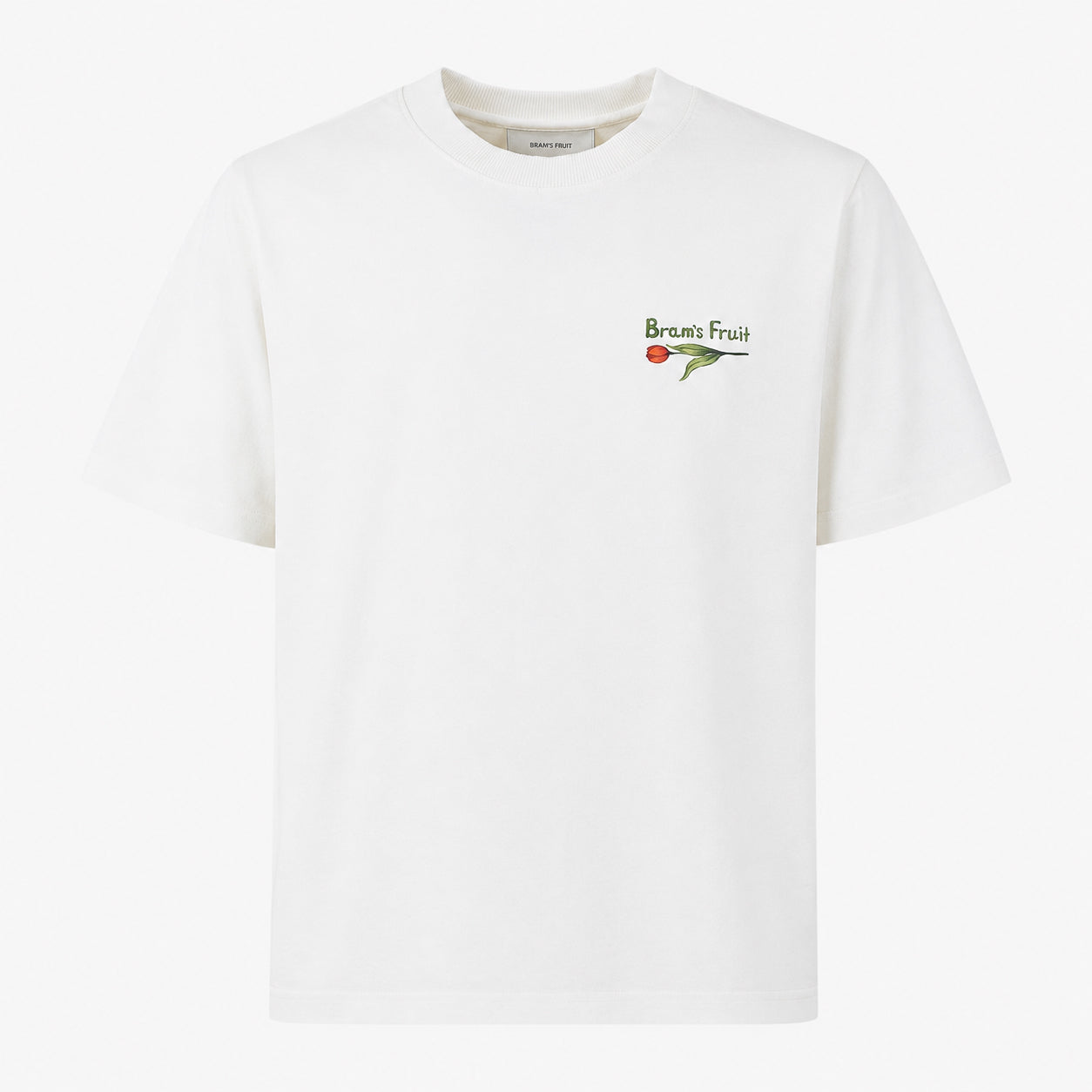 Bram's Fruit T-Shirt Backprint Wit | Flora 2.0