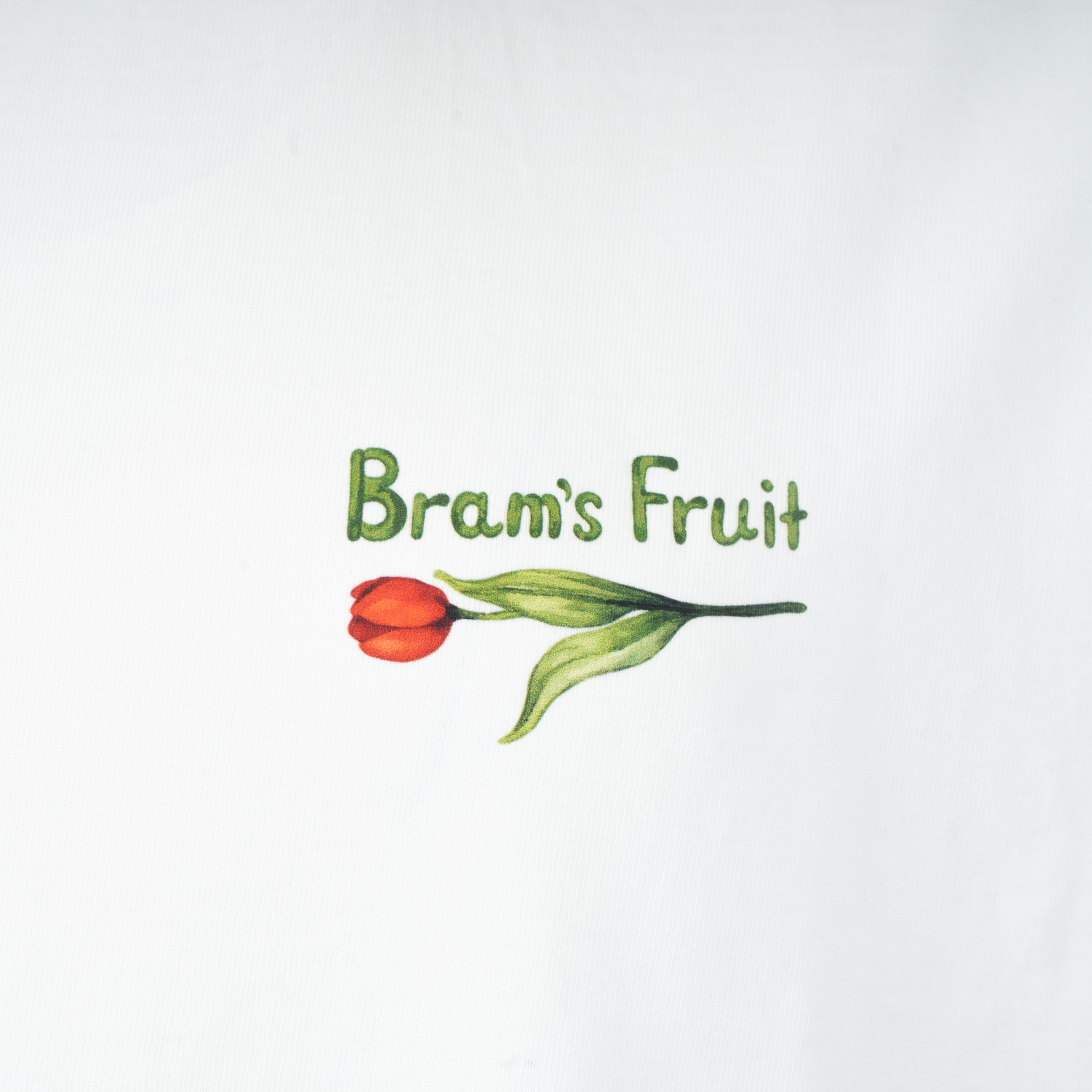 Bram's Fruit T-Shirt Backprint Wit | Flora 2.0