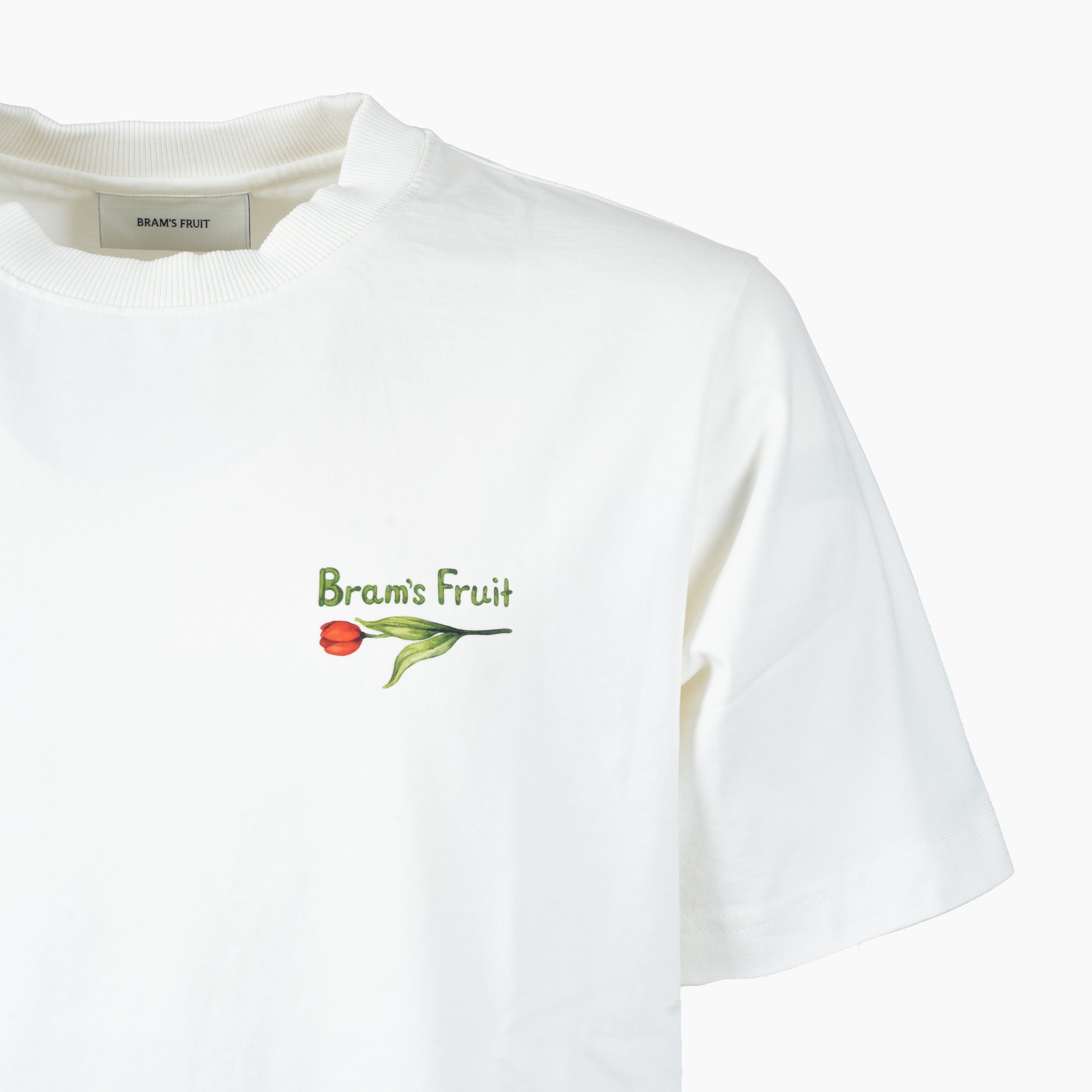 Bram's Fruit T-Shirt Backprint Wit | Flora 2.0