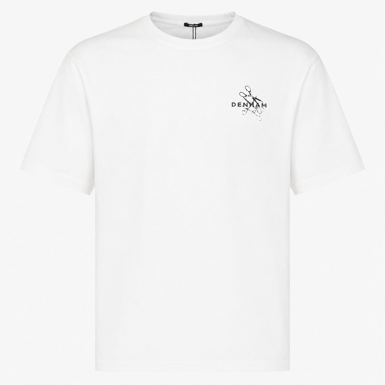 Denham T-Shirt Backprint Wit | Frame