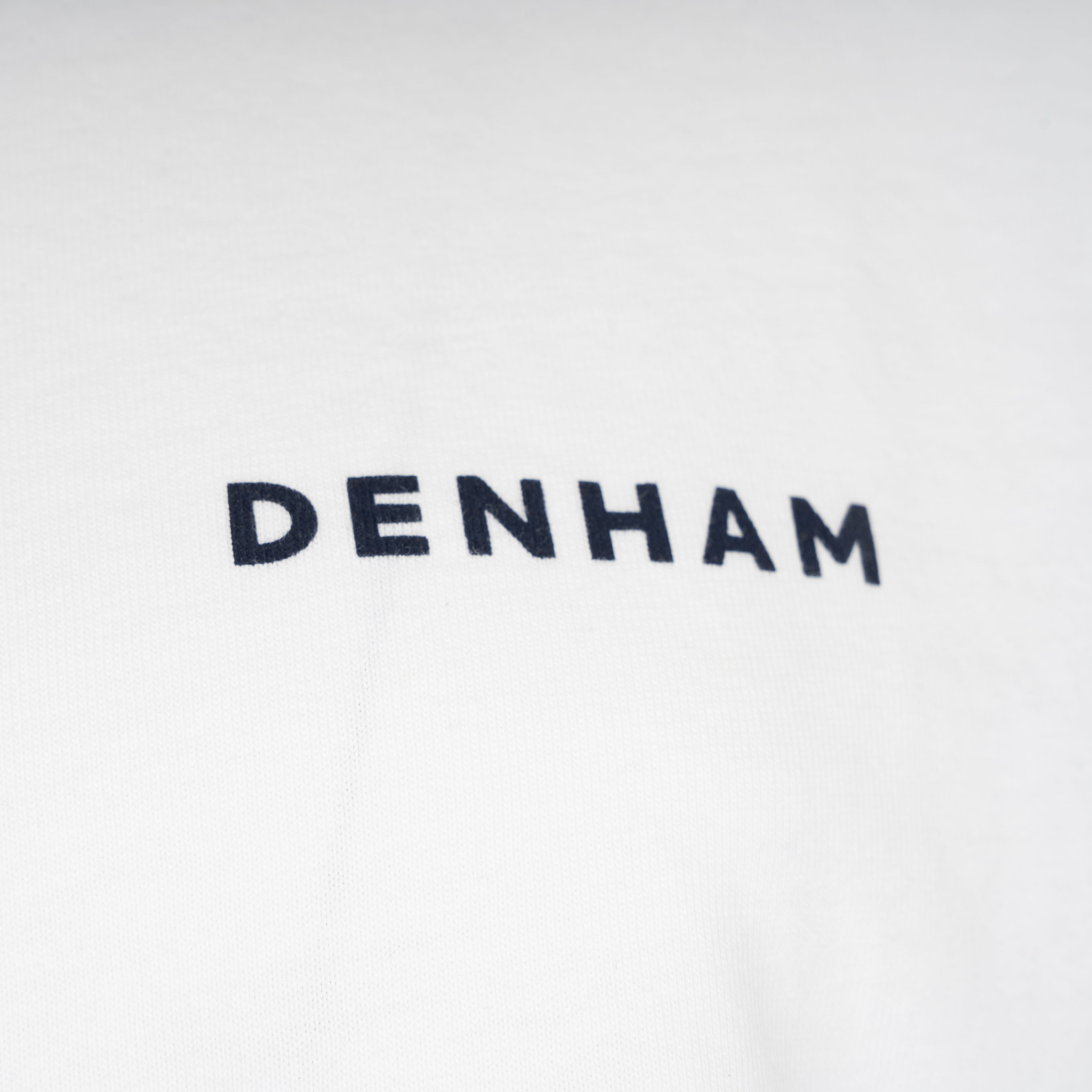 Denham T-Shirt Backprint Wit | Kyoto Graphic Tee