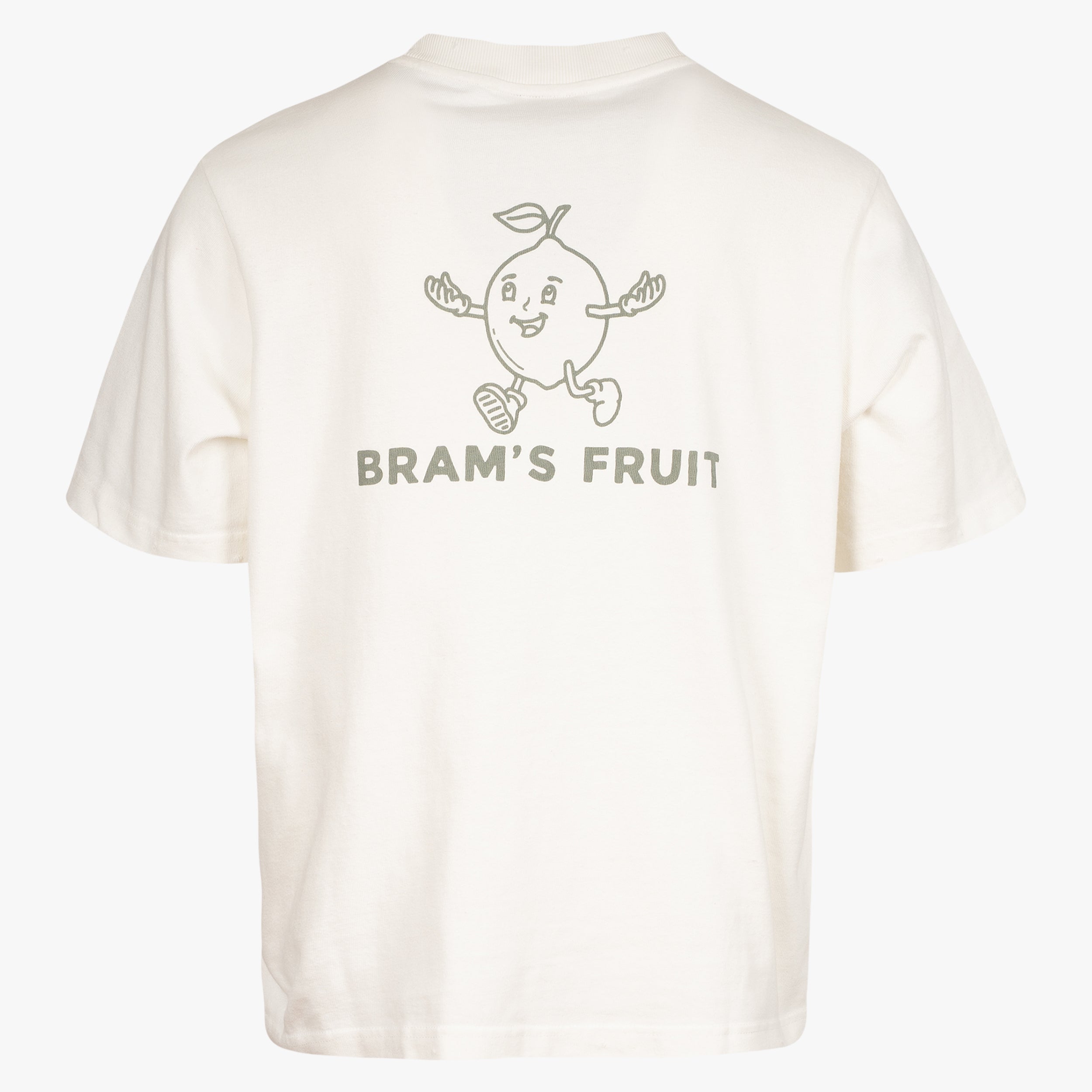 Bram's Fruit T-Shirt Backprint Off-White | Big Lemon