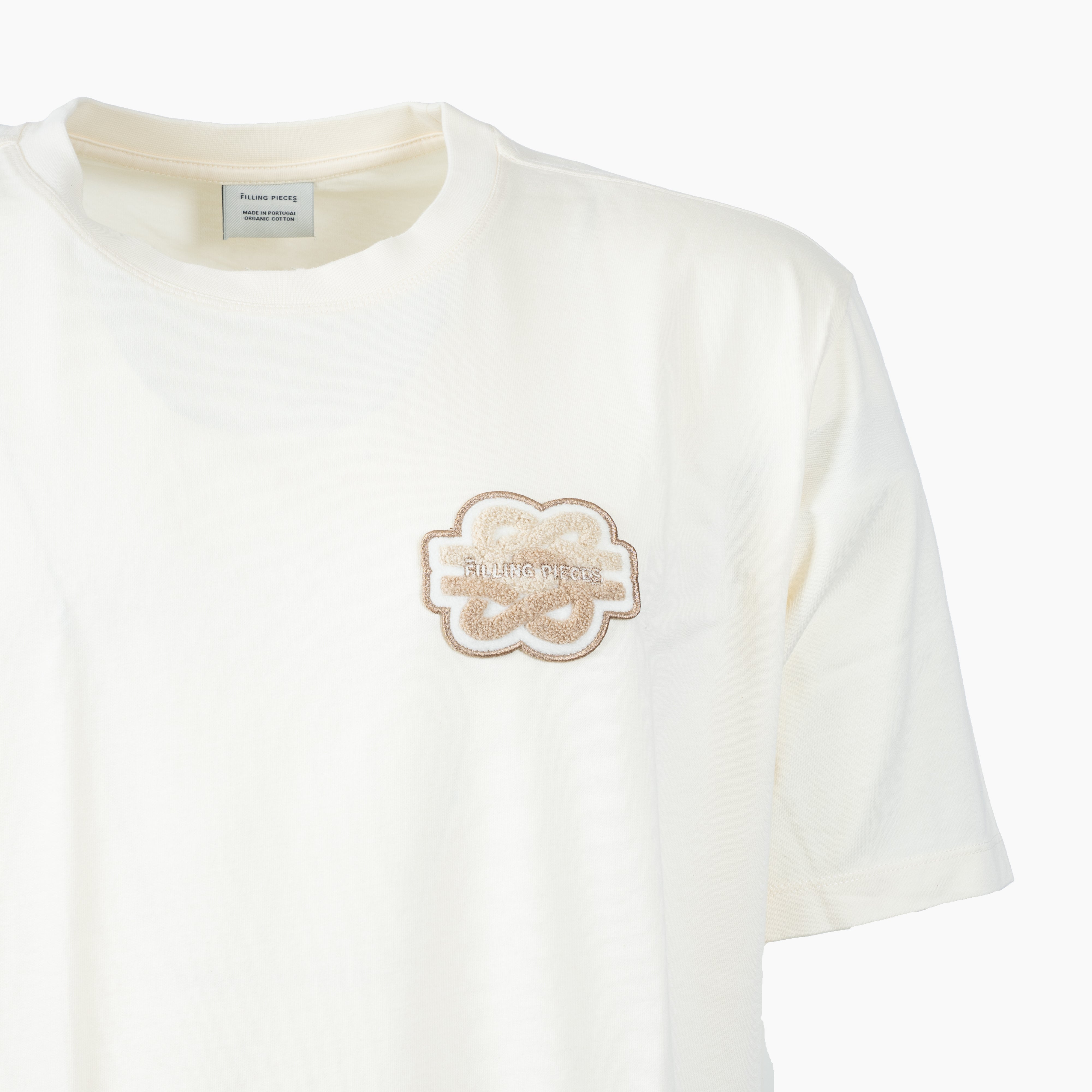 Filling Pieces T-Shirt Crème | Gowtu Tonal