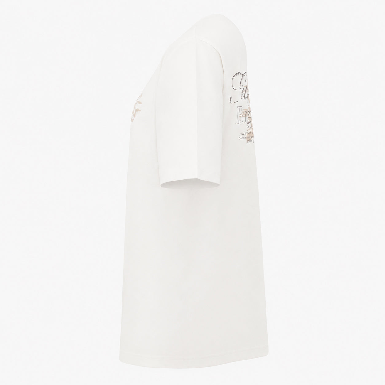 Filling Pieces T-Shirt Backprint Wit | Boxy Bridge The Gap