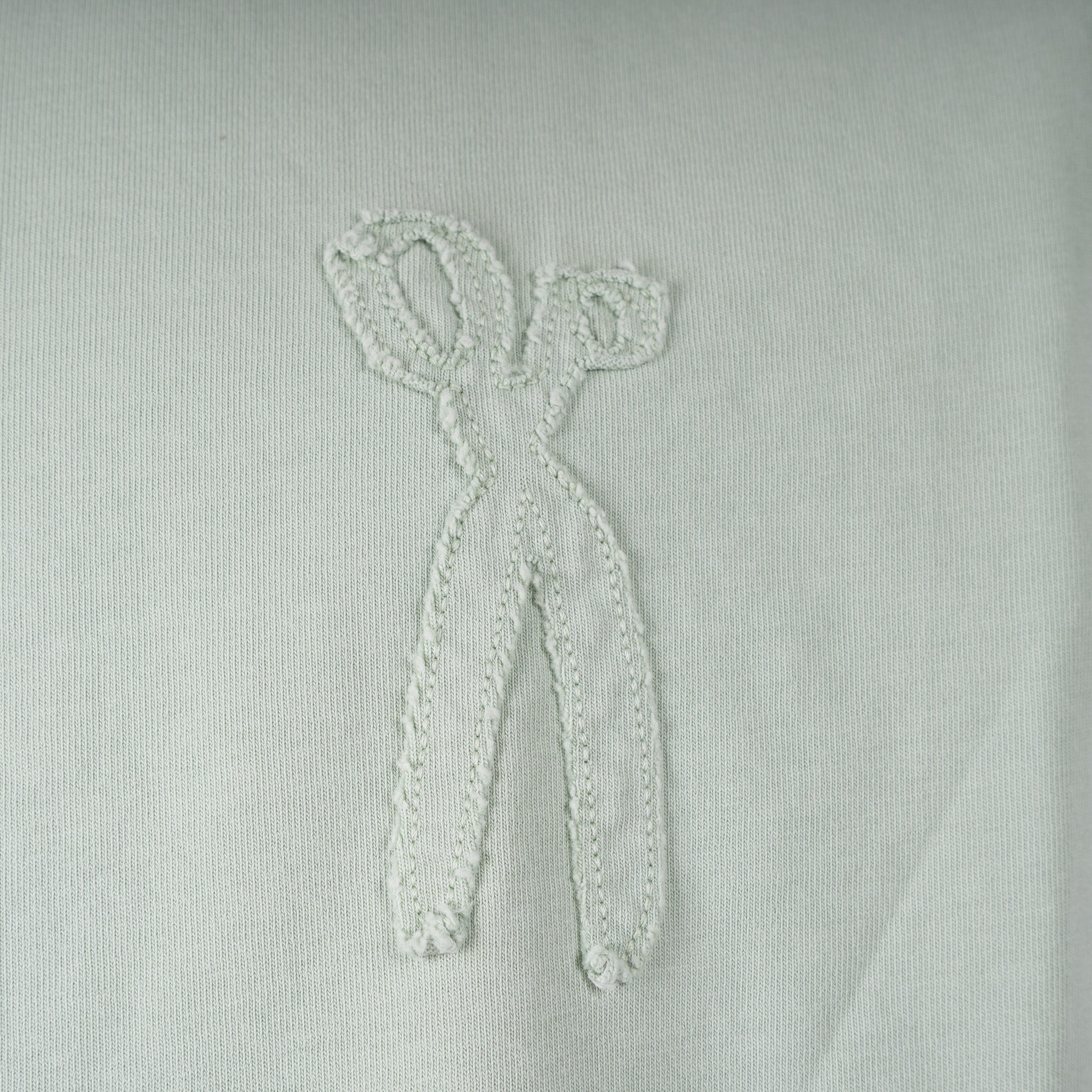 Denham T-Shirt Lichtgroen | Scissor Patch Tee