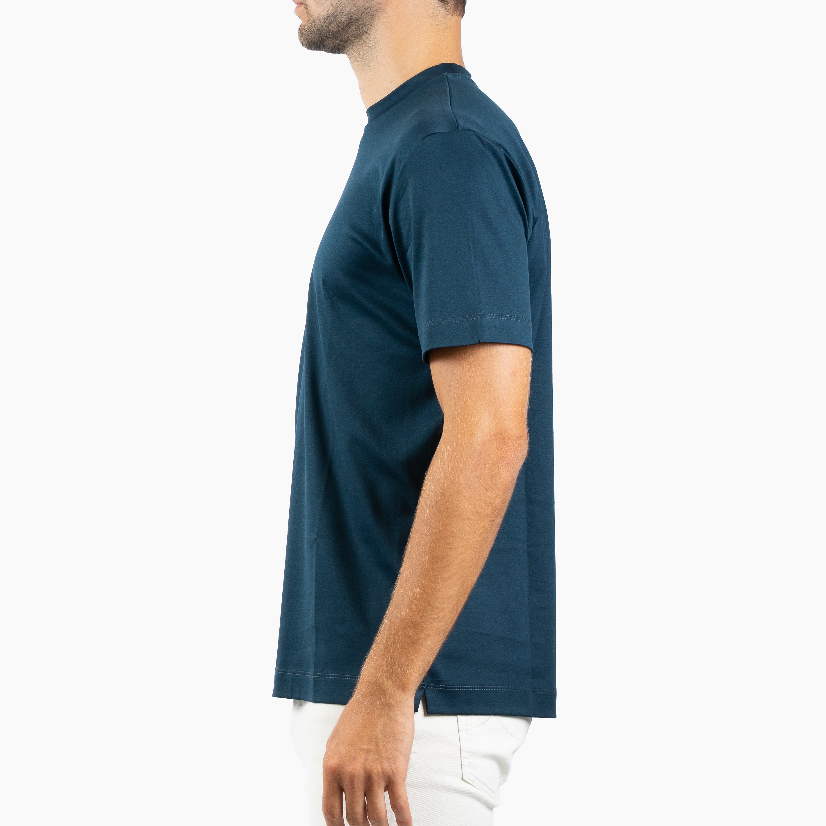 Valenza T-Shirt Flessengroen | Interlock Supima Cotton