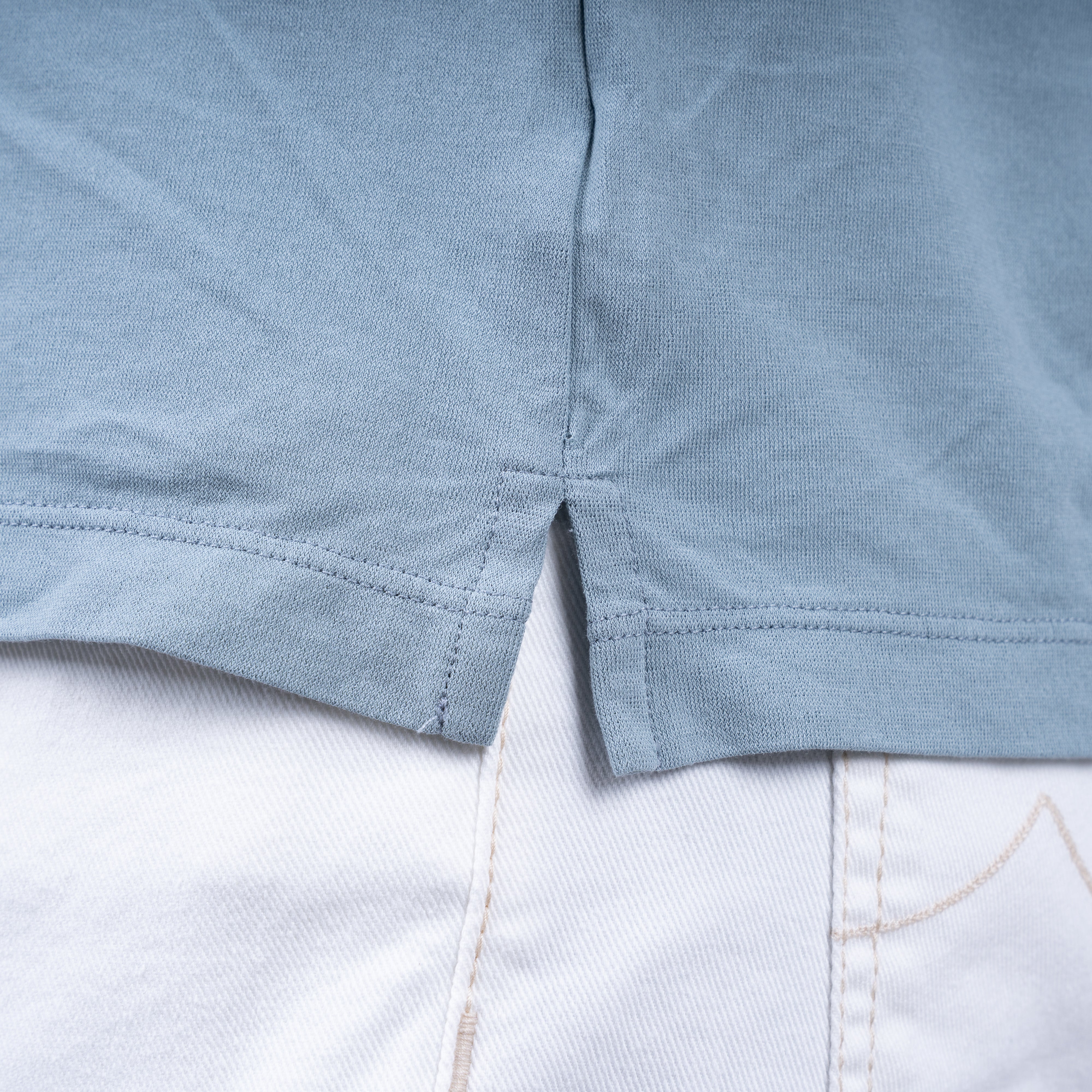 Zanone T-Shirt Middenblauw | IceCotton