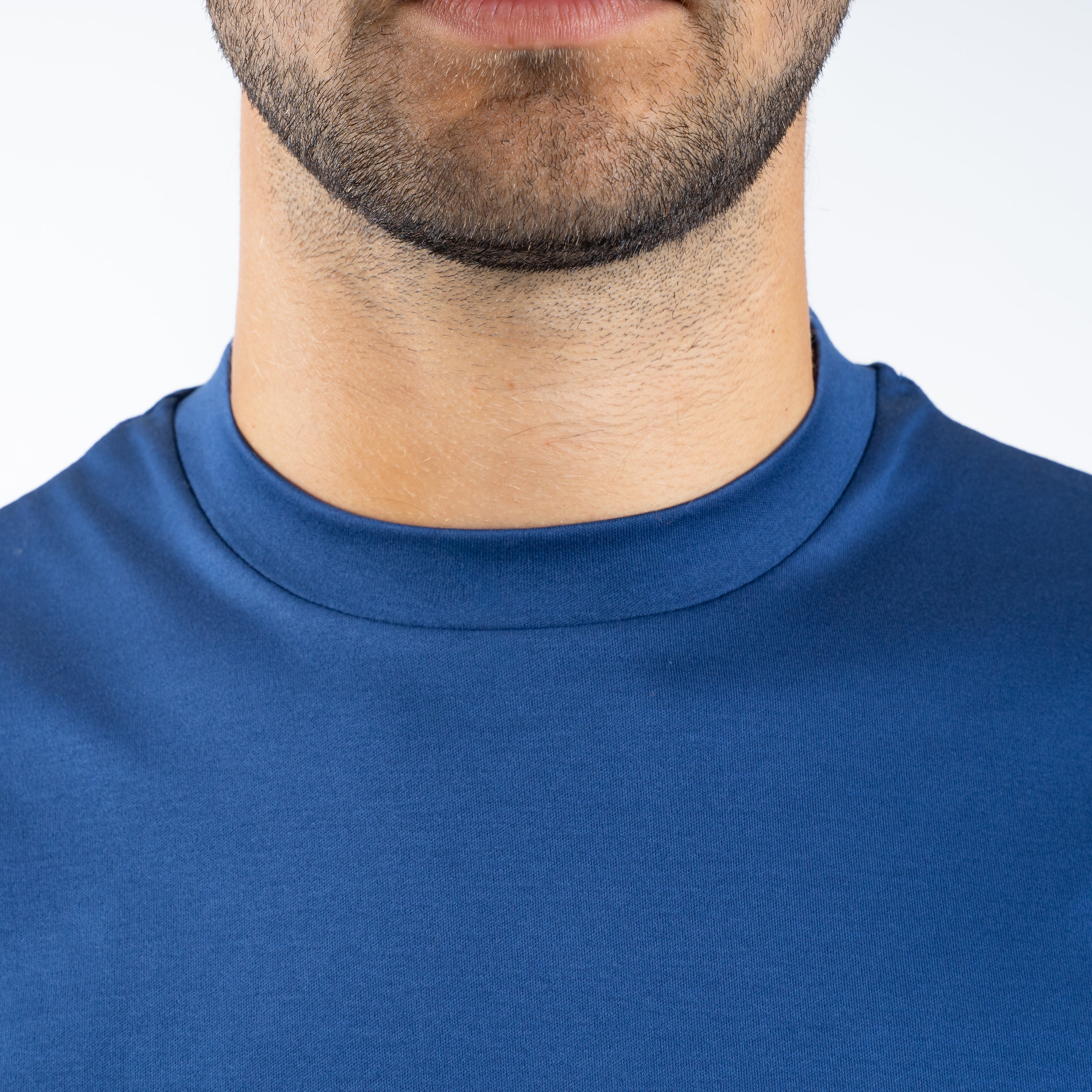 Valenza T-Shirt Hardblauw | Interlock Supima Cotton