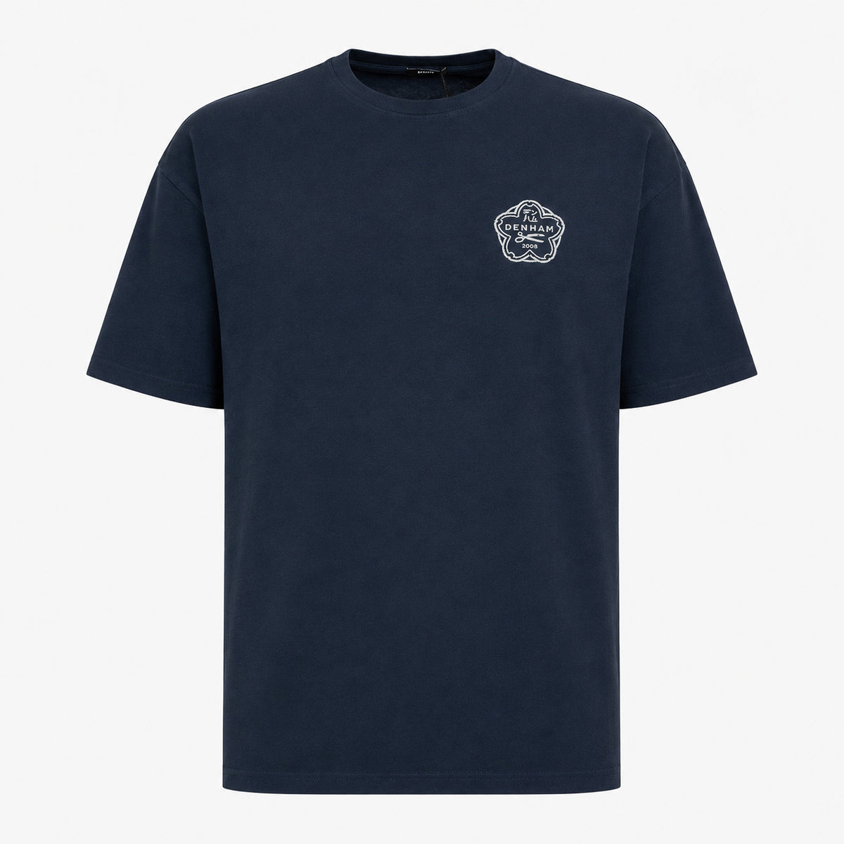 Denham T-Shirt Blauw | Sake Tee