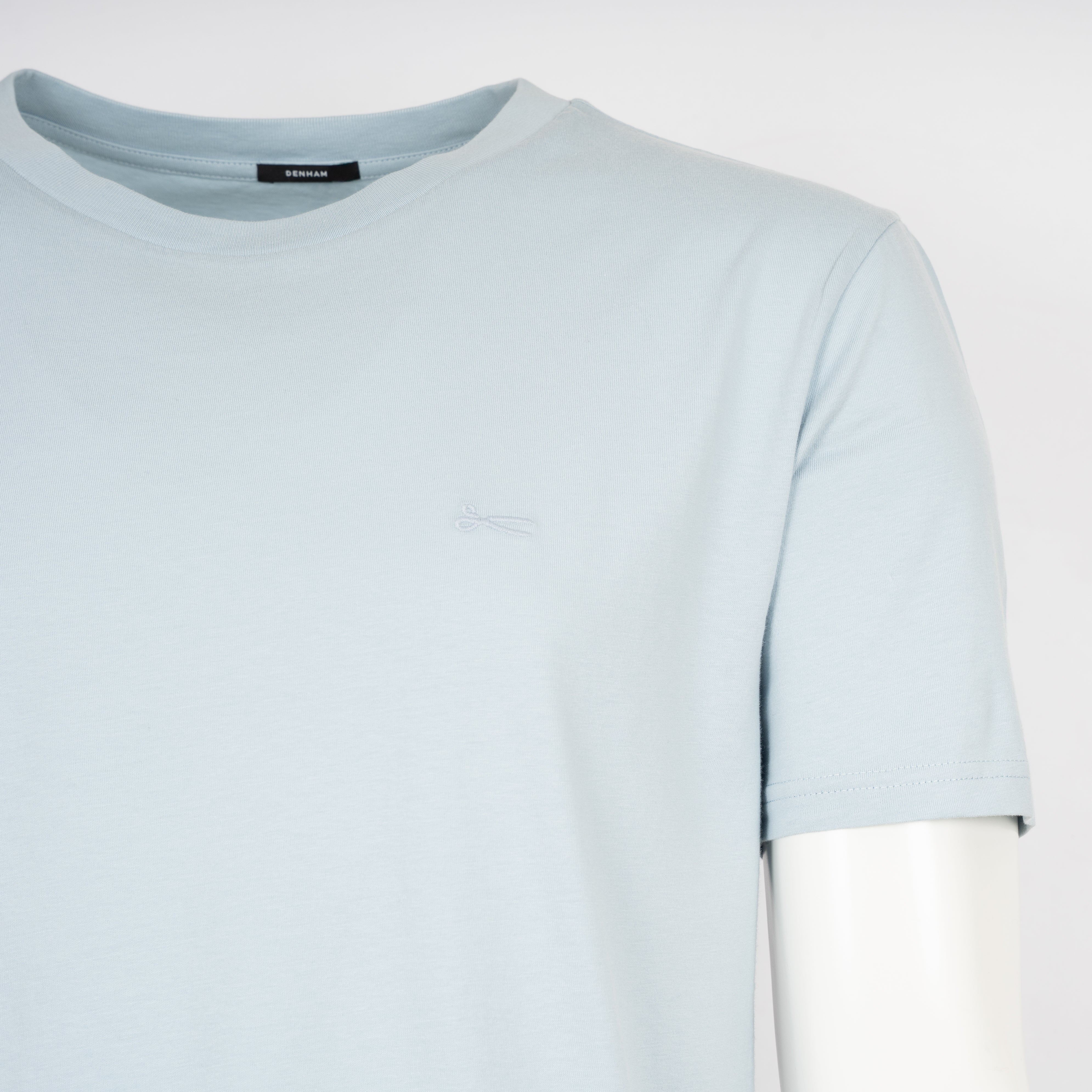 Denham T-Shirt Lichtblauw | Scissor Tee