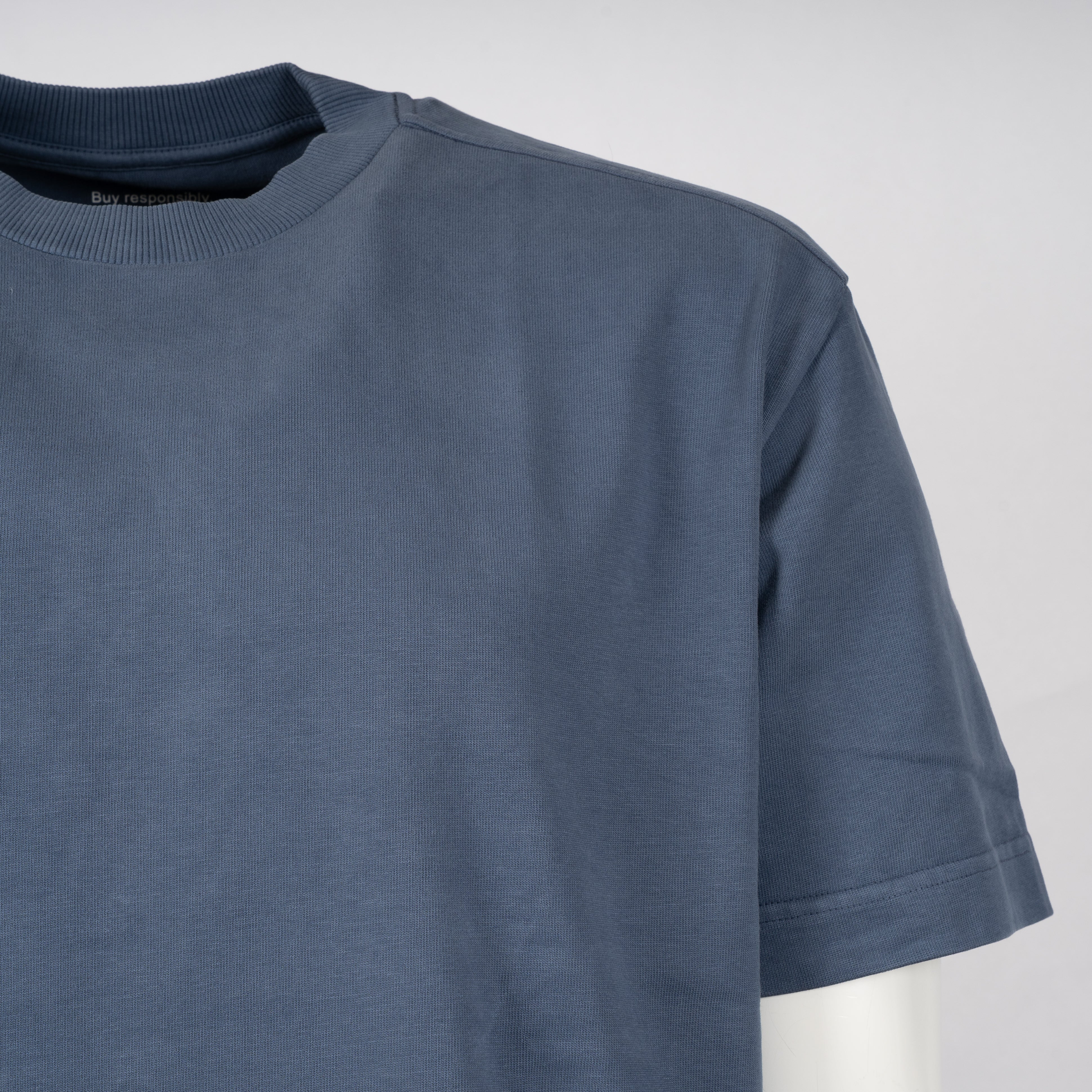 Tenue. T-Shirt Blauw | Bruce Trashed Mulberry