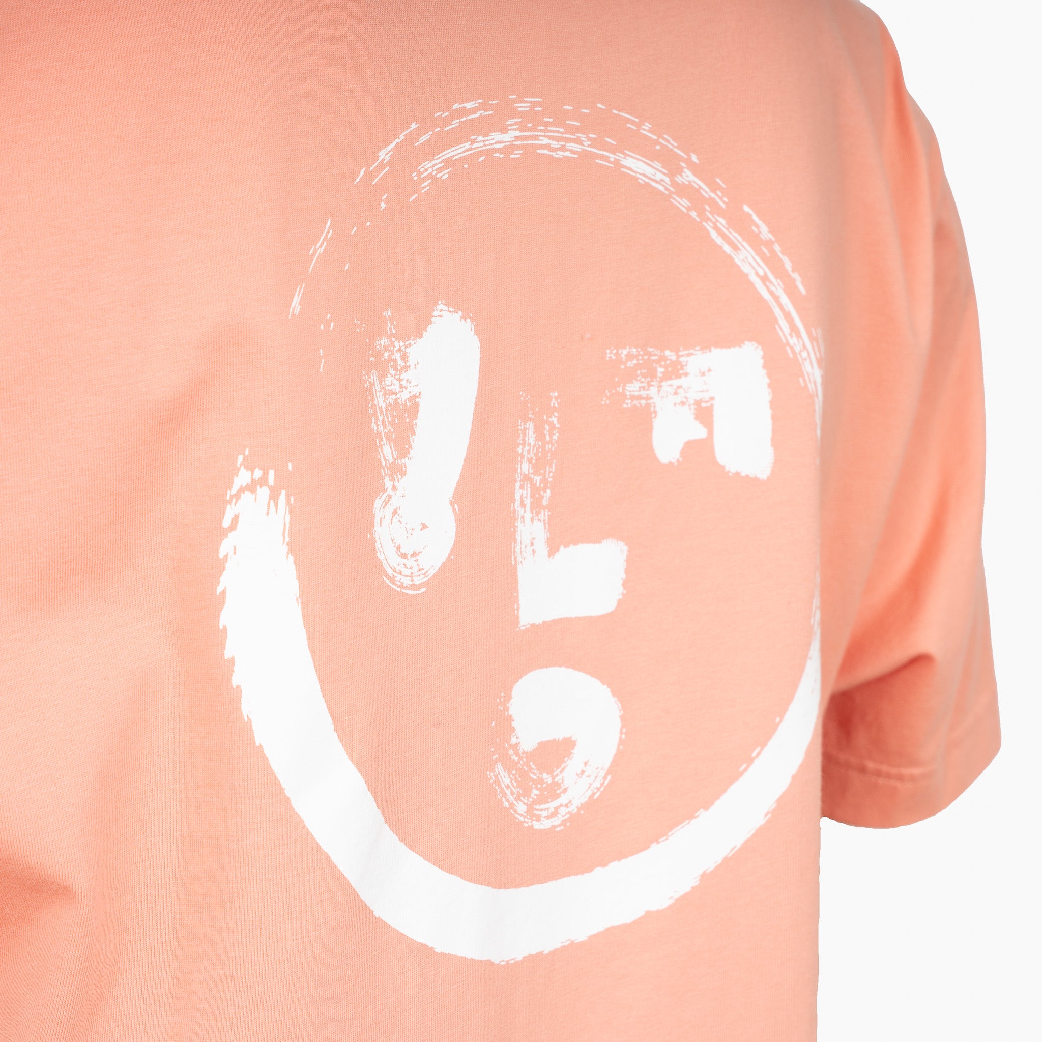 Olaf T-Shirt Backprint Roze | Brushstroke Face