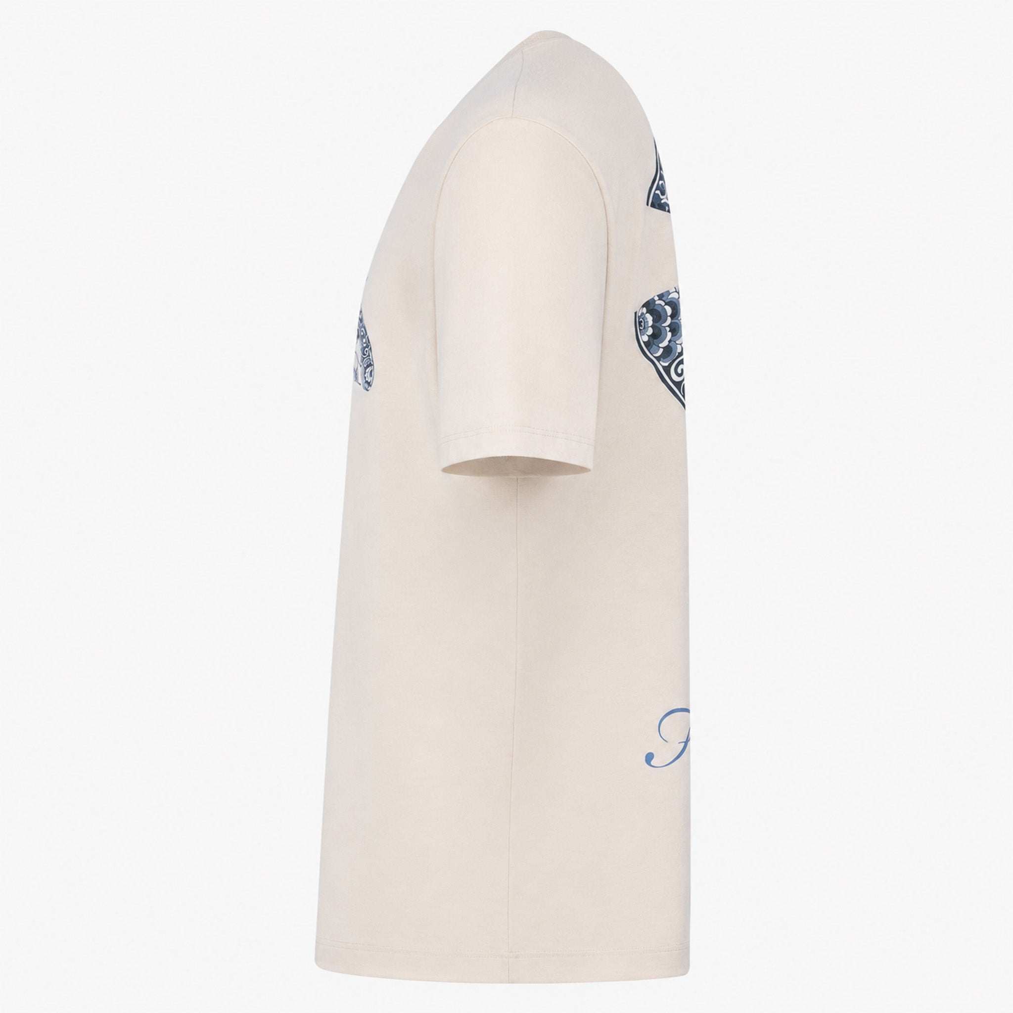 Filling Pieces T-Shirt Backprint Crème | Broken Plate