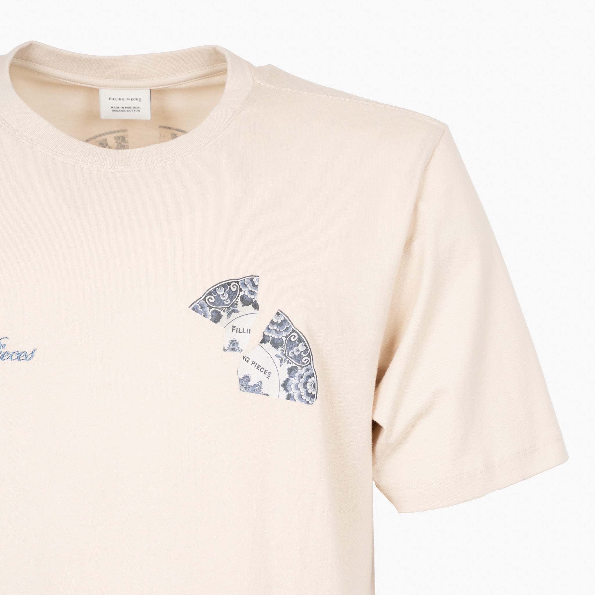 Filling Pieces T-Shirt Backprint Crème | Broken Plate