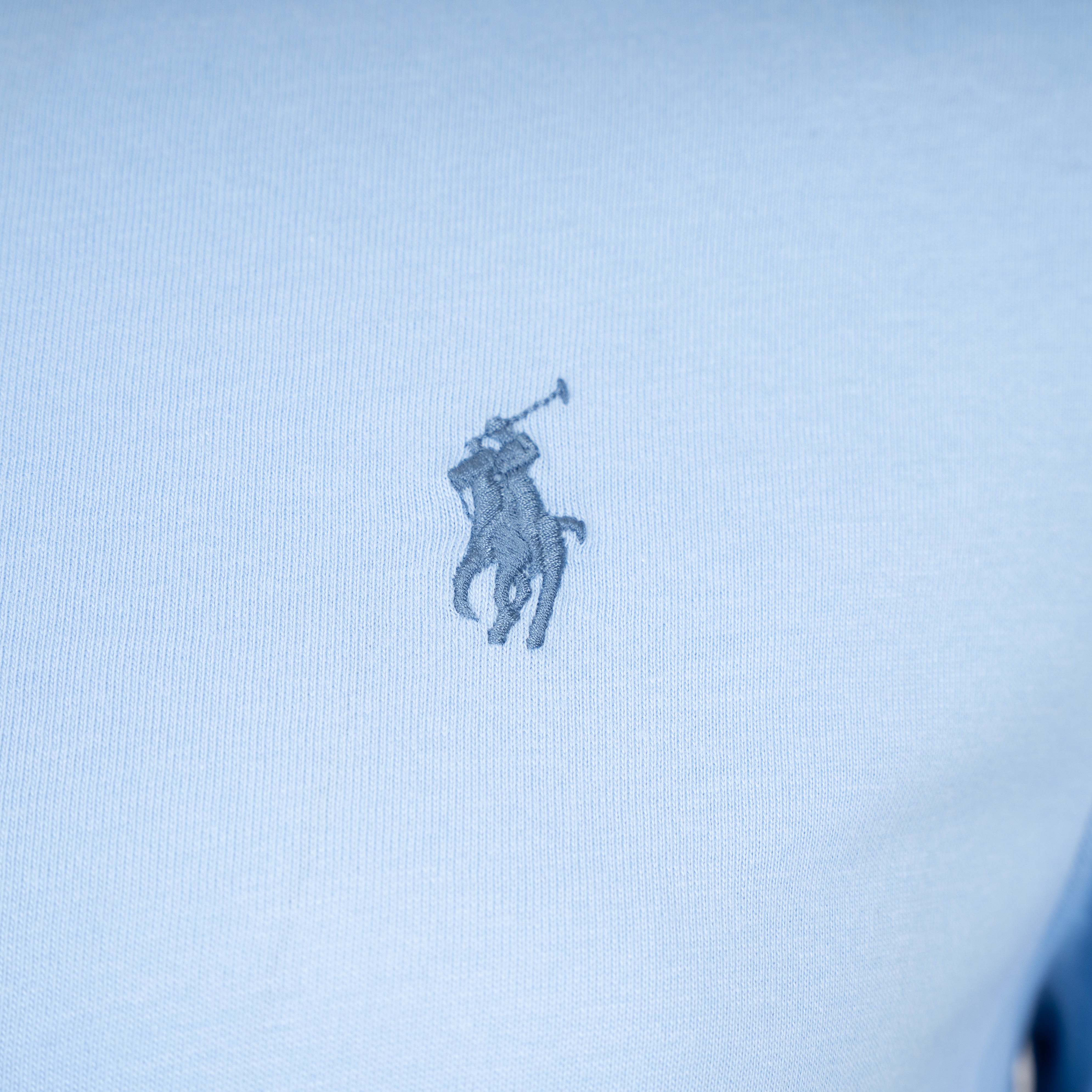 Ralph Lauren T-Shirt Lichtblauw | Custom Slim Fit