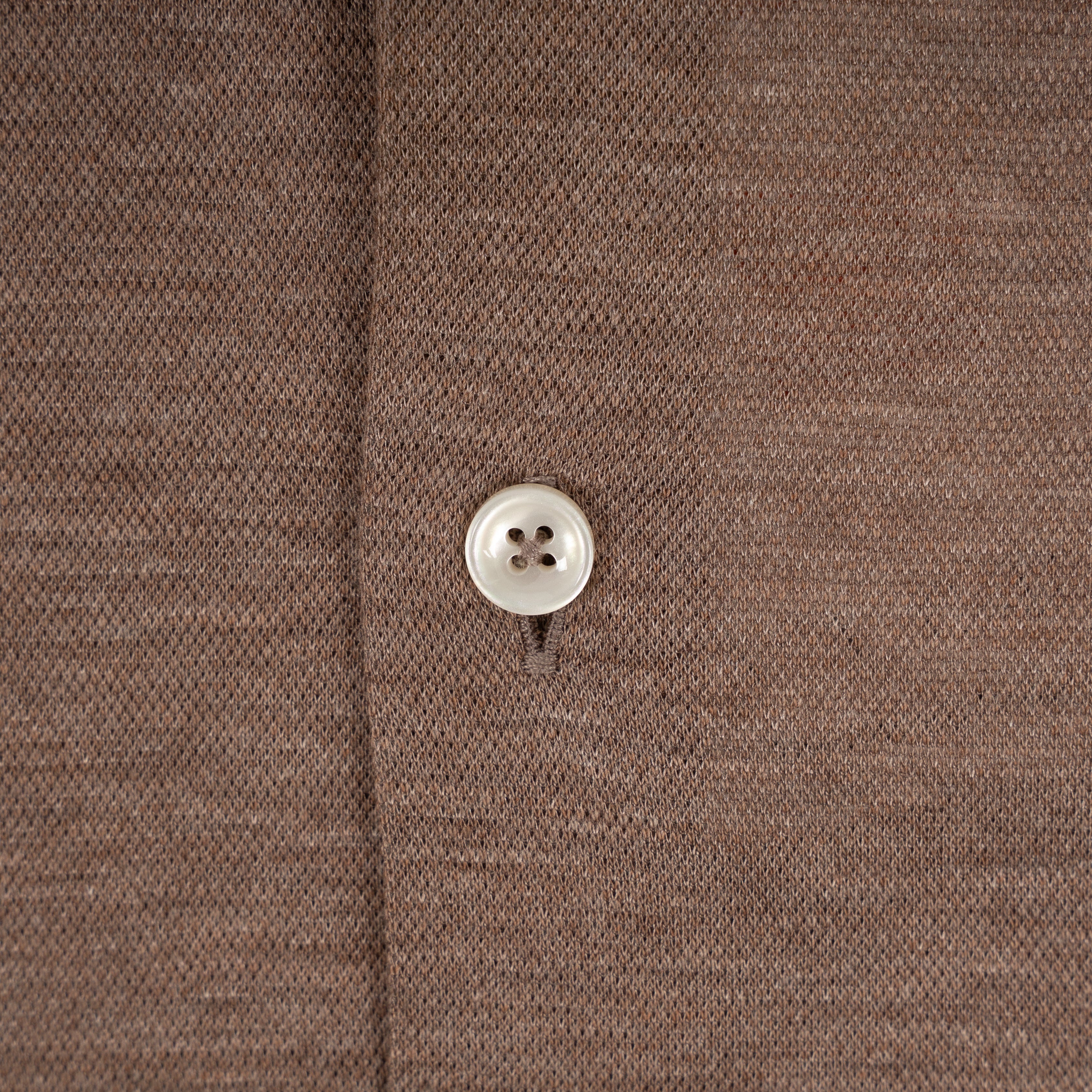 Xacus Overhemd Camel | Knitted Shirt
