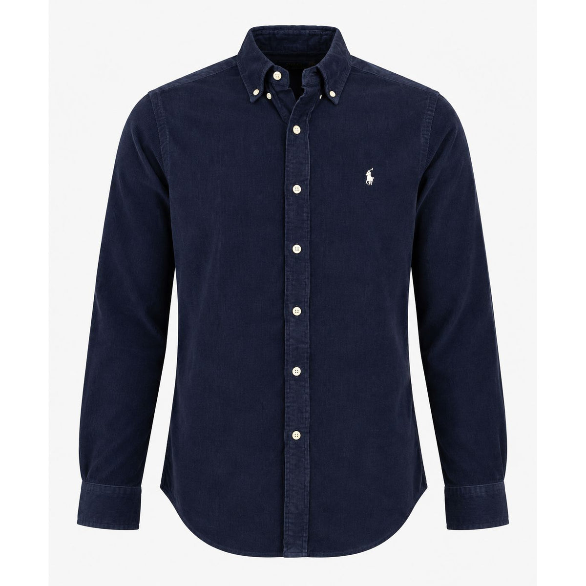 Ralph Lauren Corduroy Overhemd Blauw | Custom Fit