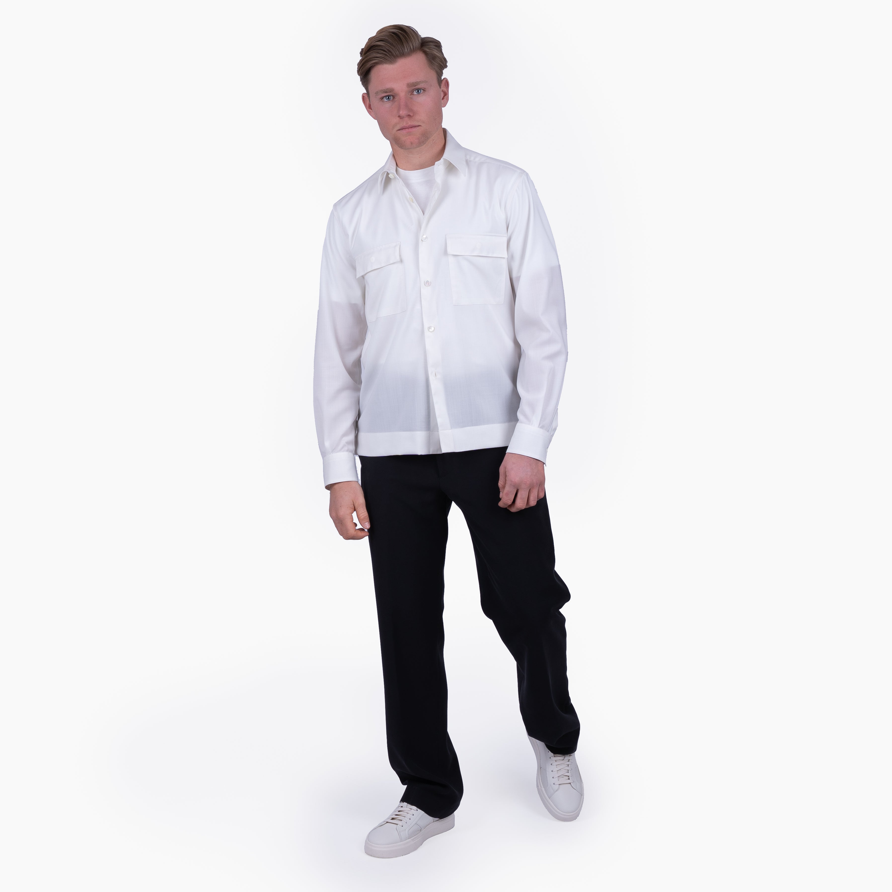 Xacus Overshirt Wit | Unfold