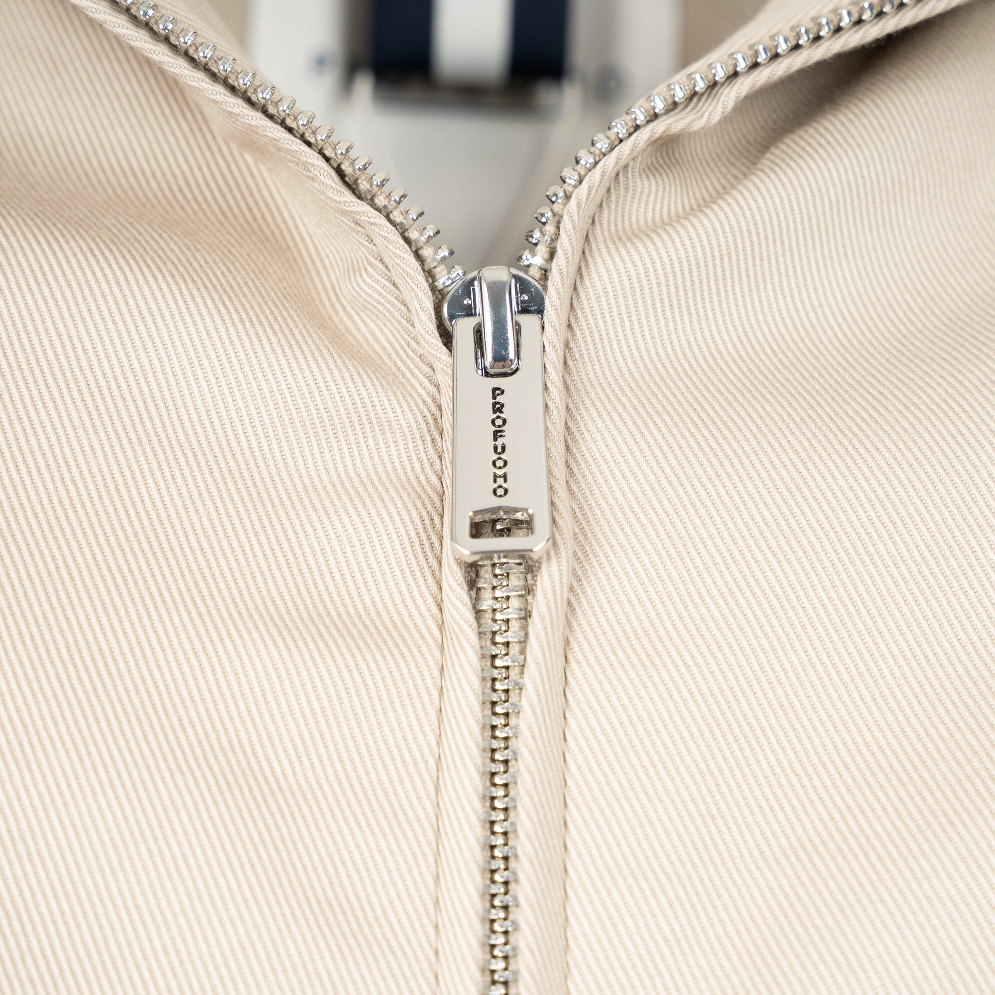 Profuomo Overshirt Beige | Cotton Twill
