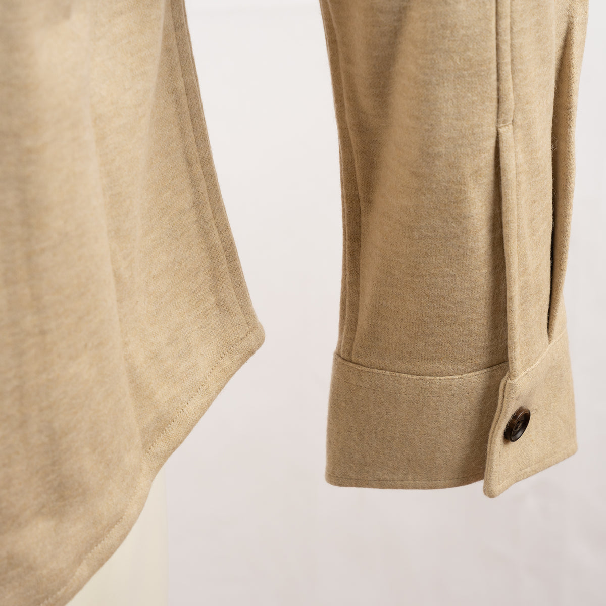Profuomo Overshirt Beige | Knitted