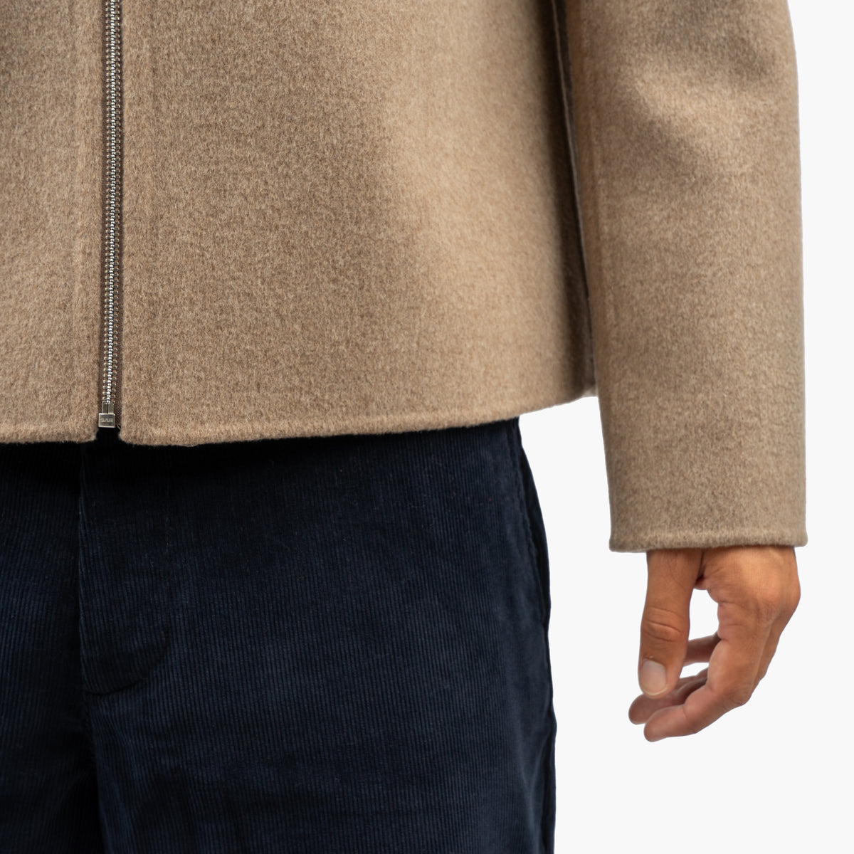 Profuomo Overshirt Bruin | Reversible Wool
