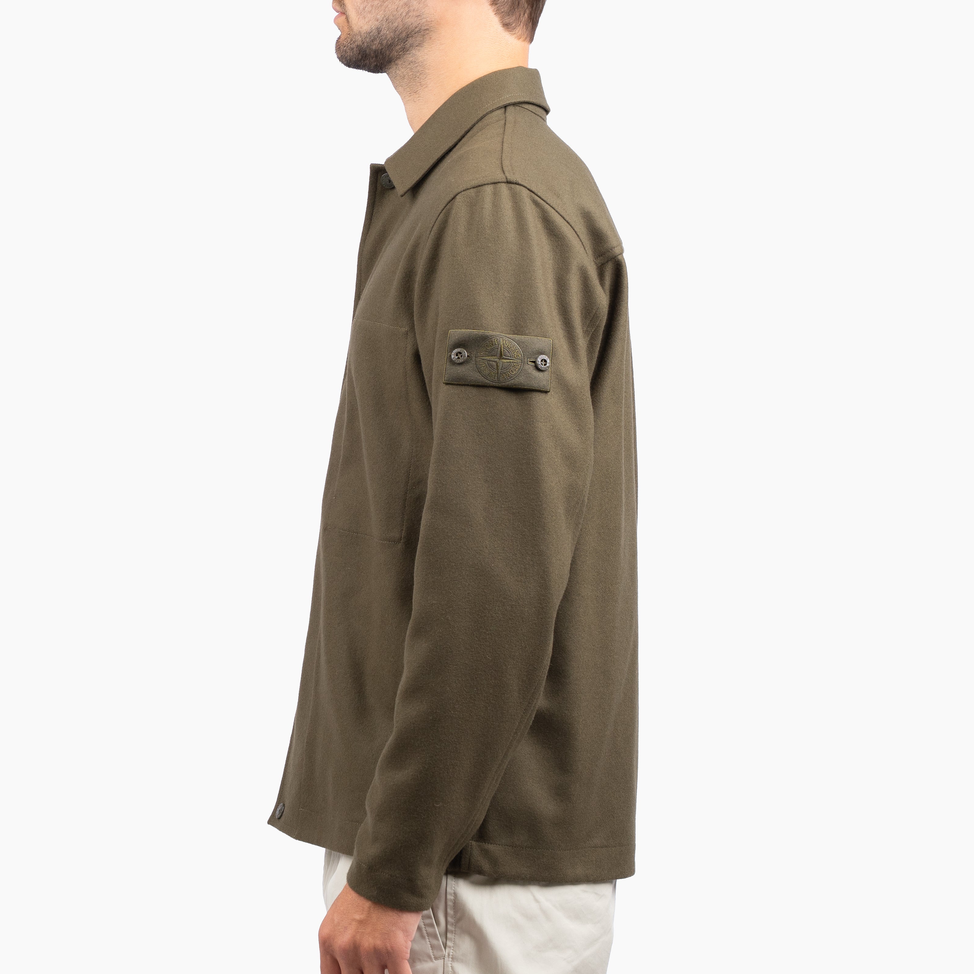 Stone Island Overshirt Groen | Ghost