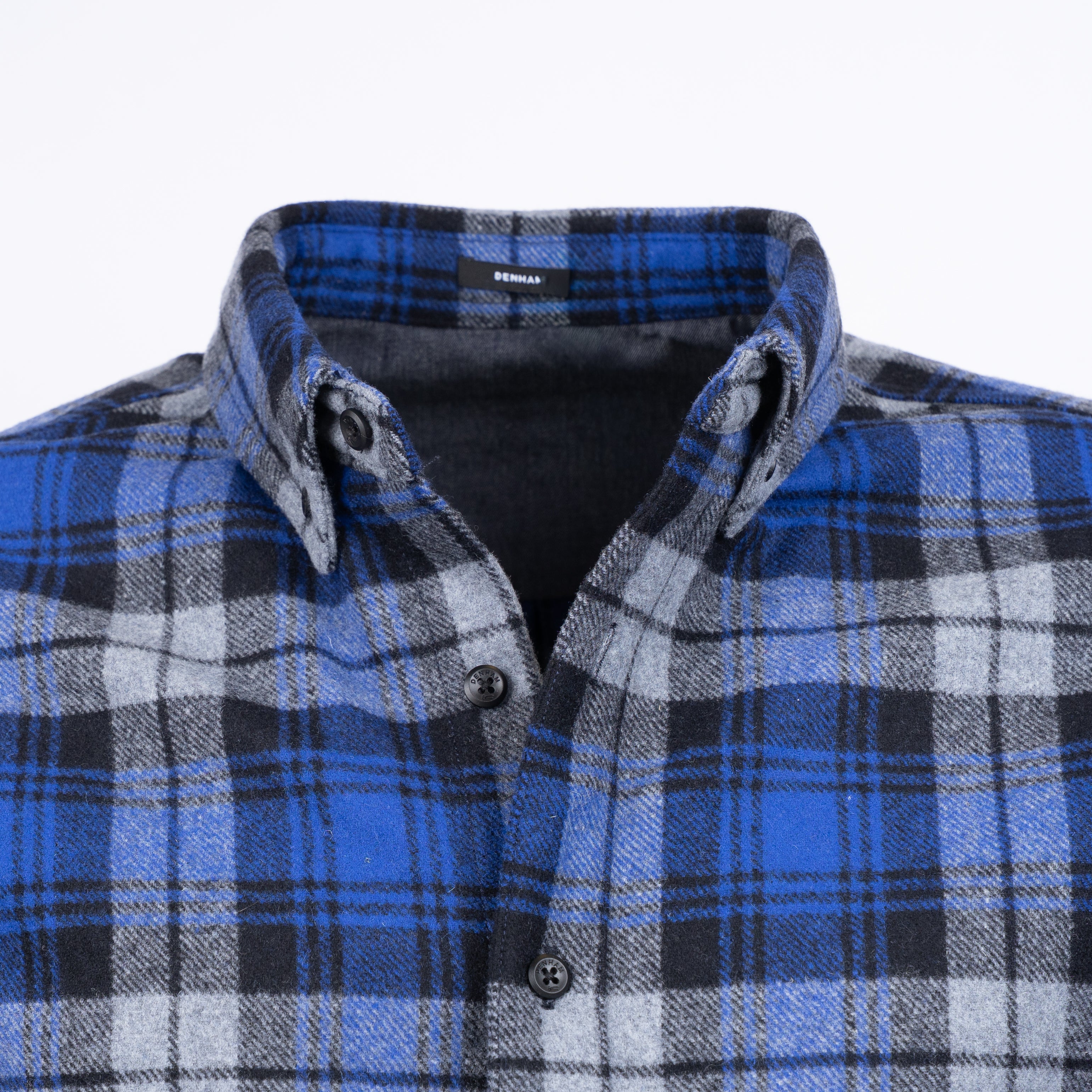Denham Overhemd Blauw Geruit | Joe Shirt