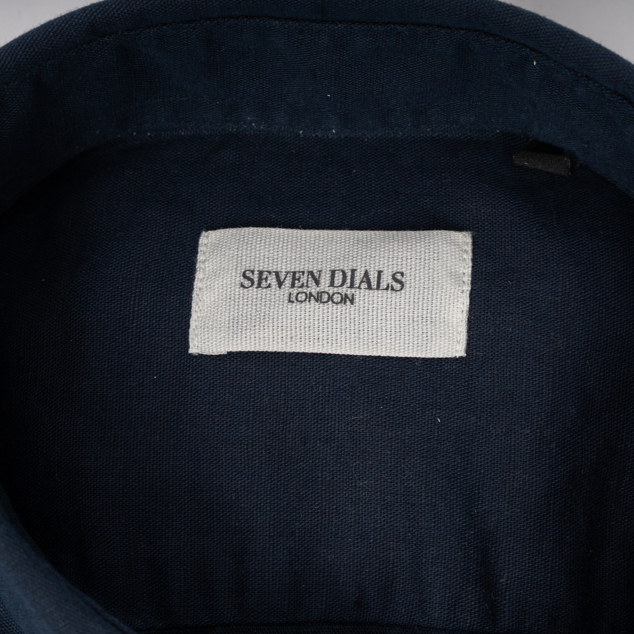 SEVEN DIALS Linnen Overhemd Blauw | Jerred