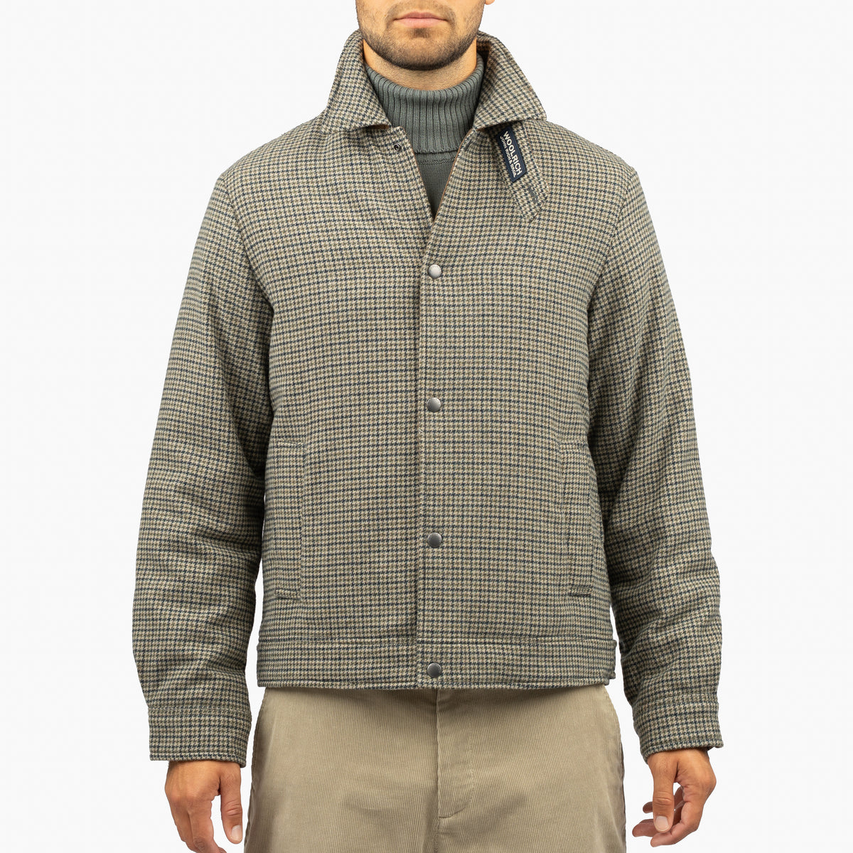 Woolrich Overshirt Jack Groen Geruit | Keating