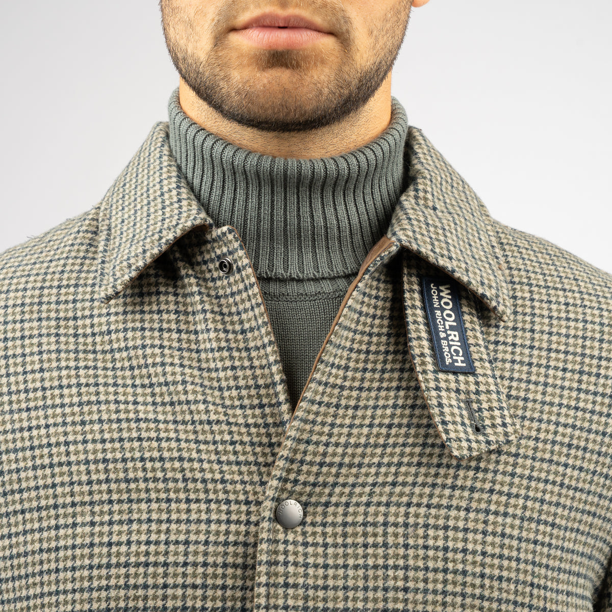 Woolrich Overshirt Jack Groen Geruit | Keating