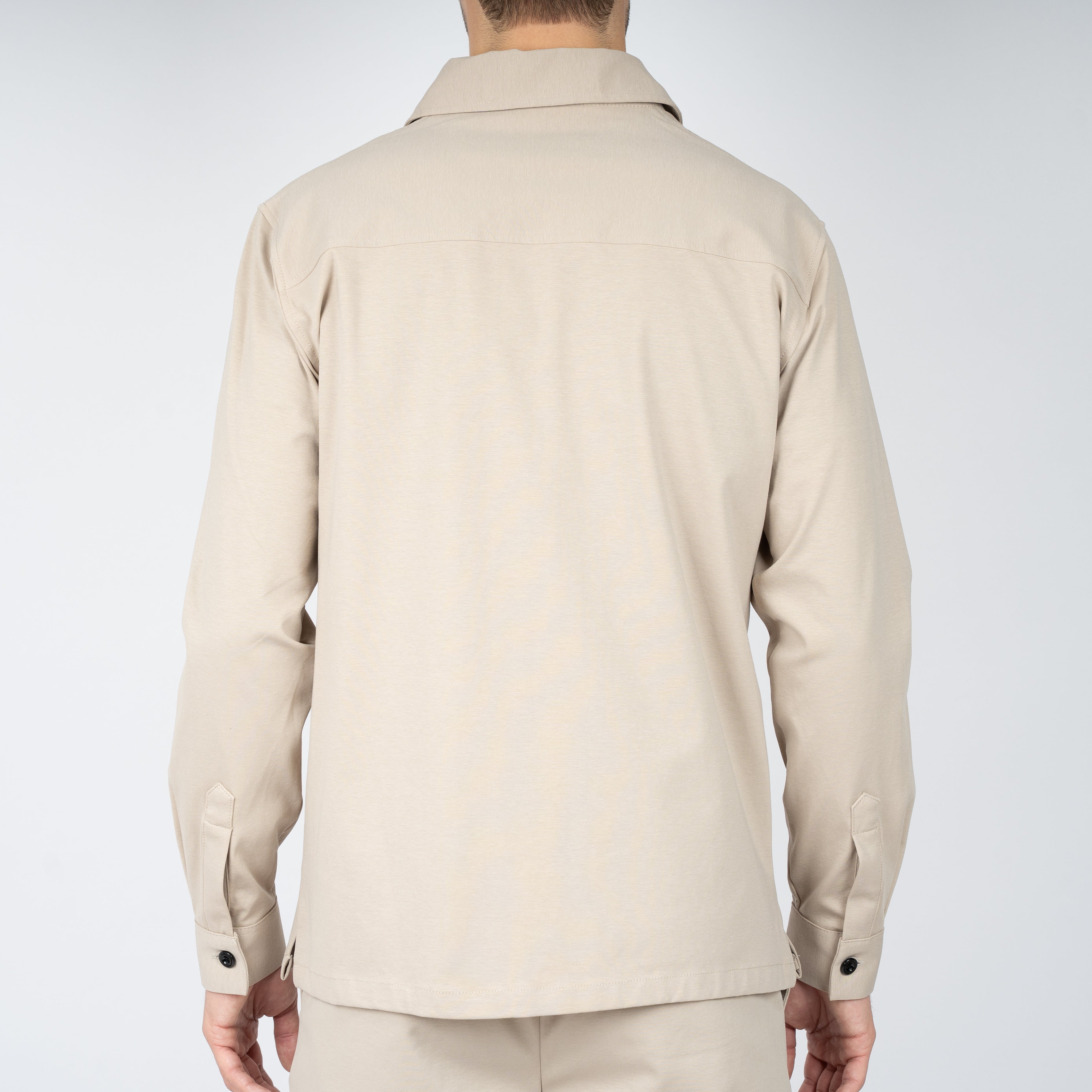 Genti Overshirt Beige | Dynamic