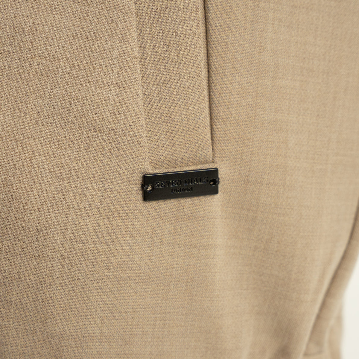 SEVEN DIALS Overshirt met Rits Beige | Medan