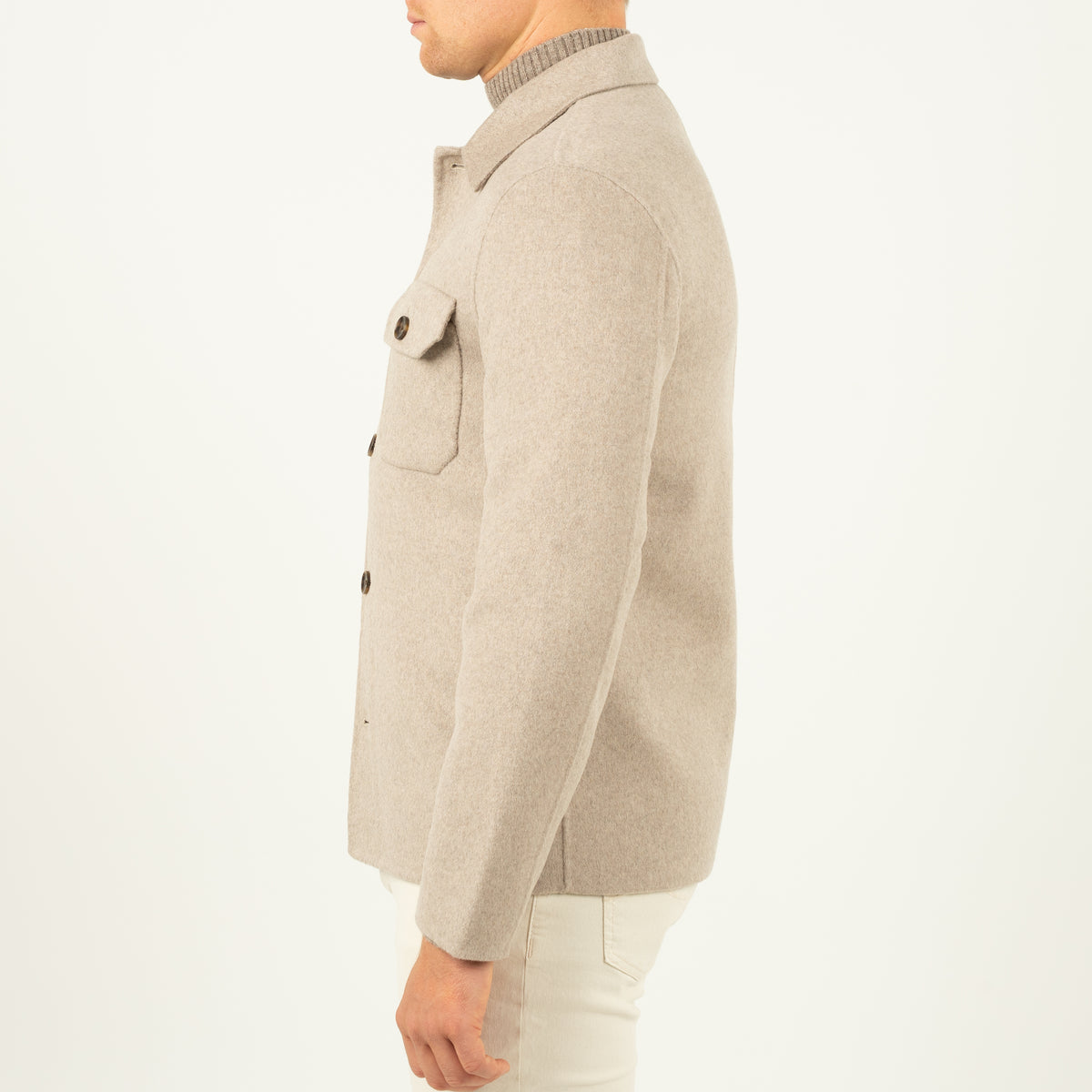 SEVEN DIALS Overshirt Beige | London