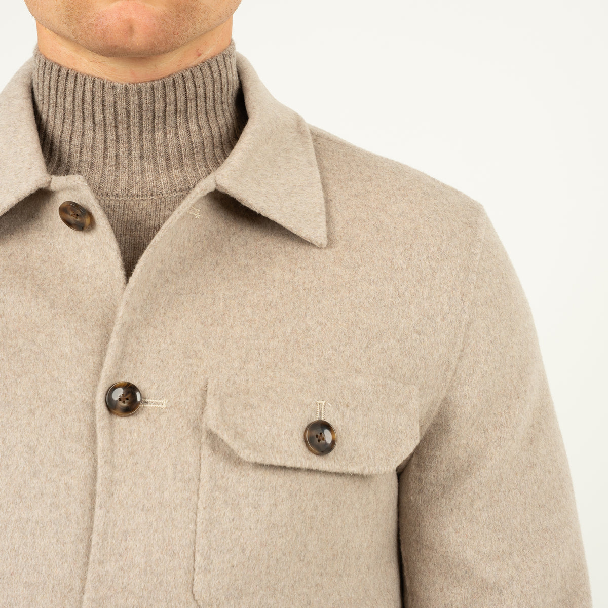 SEVEN DIALS Overshirt Beige | London