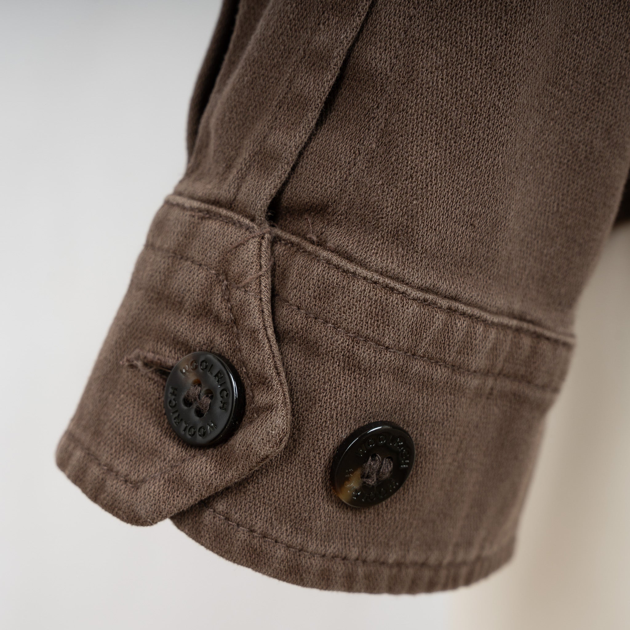 Woolrich Overshirt Bruin | Linnen Safari