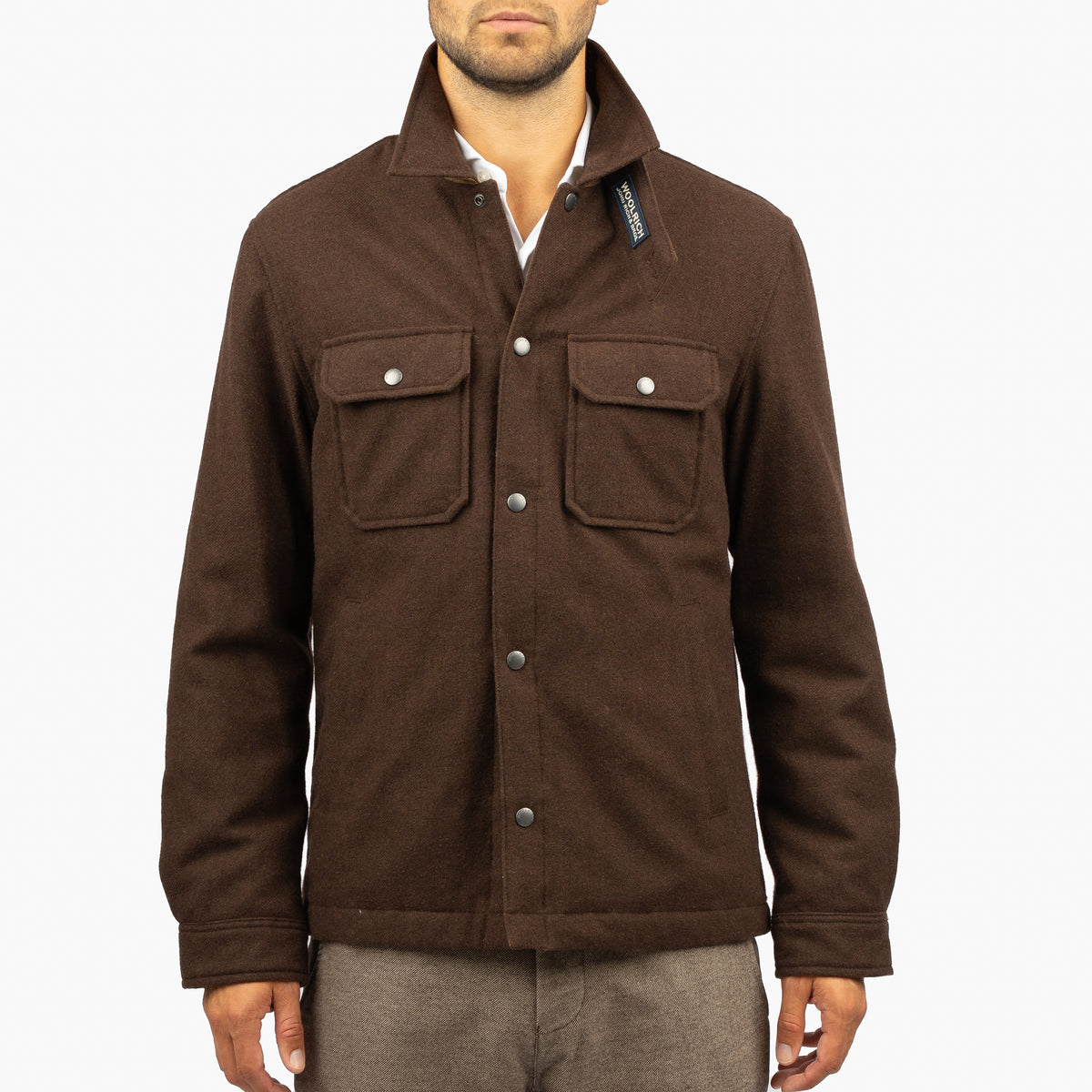 Woolrich Overshirt Jack Bruin | Alaskan