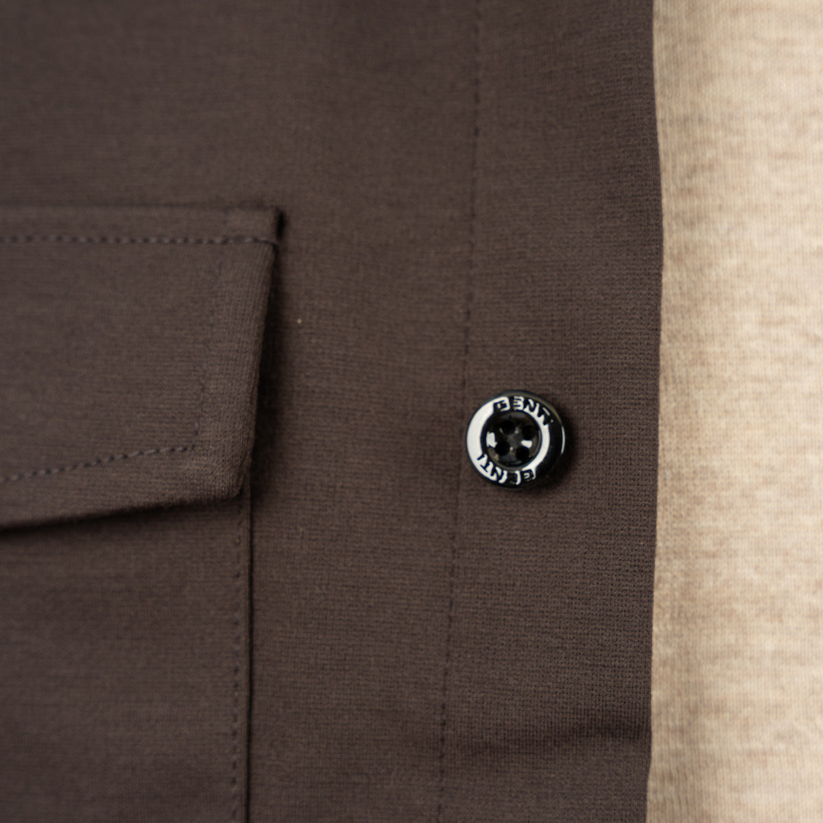 Genti Overshirt Bruin | Midtown Dynamic