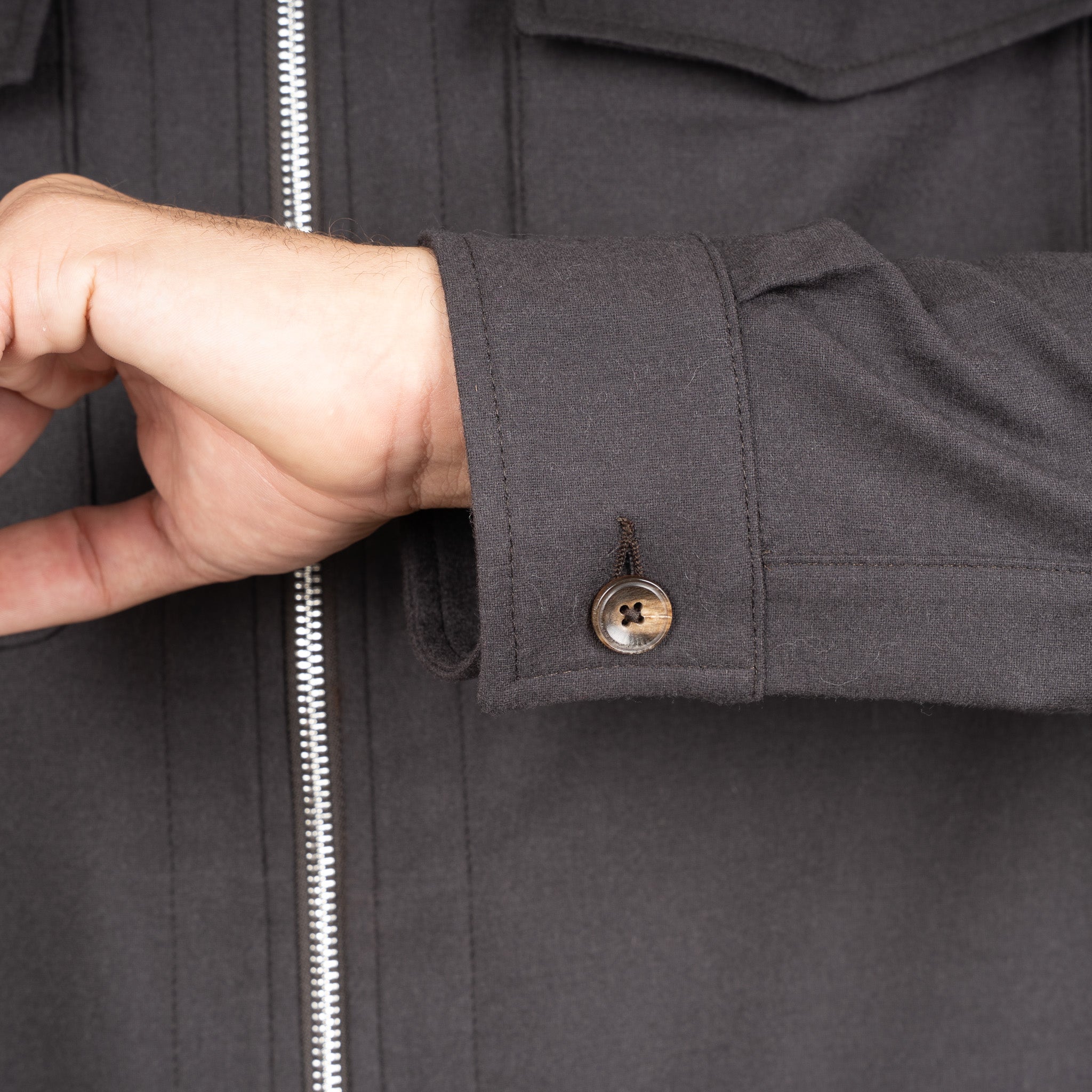 Marco Pescarolo Overshirt Bruin | Urus
