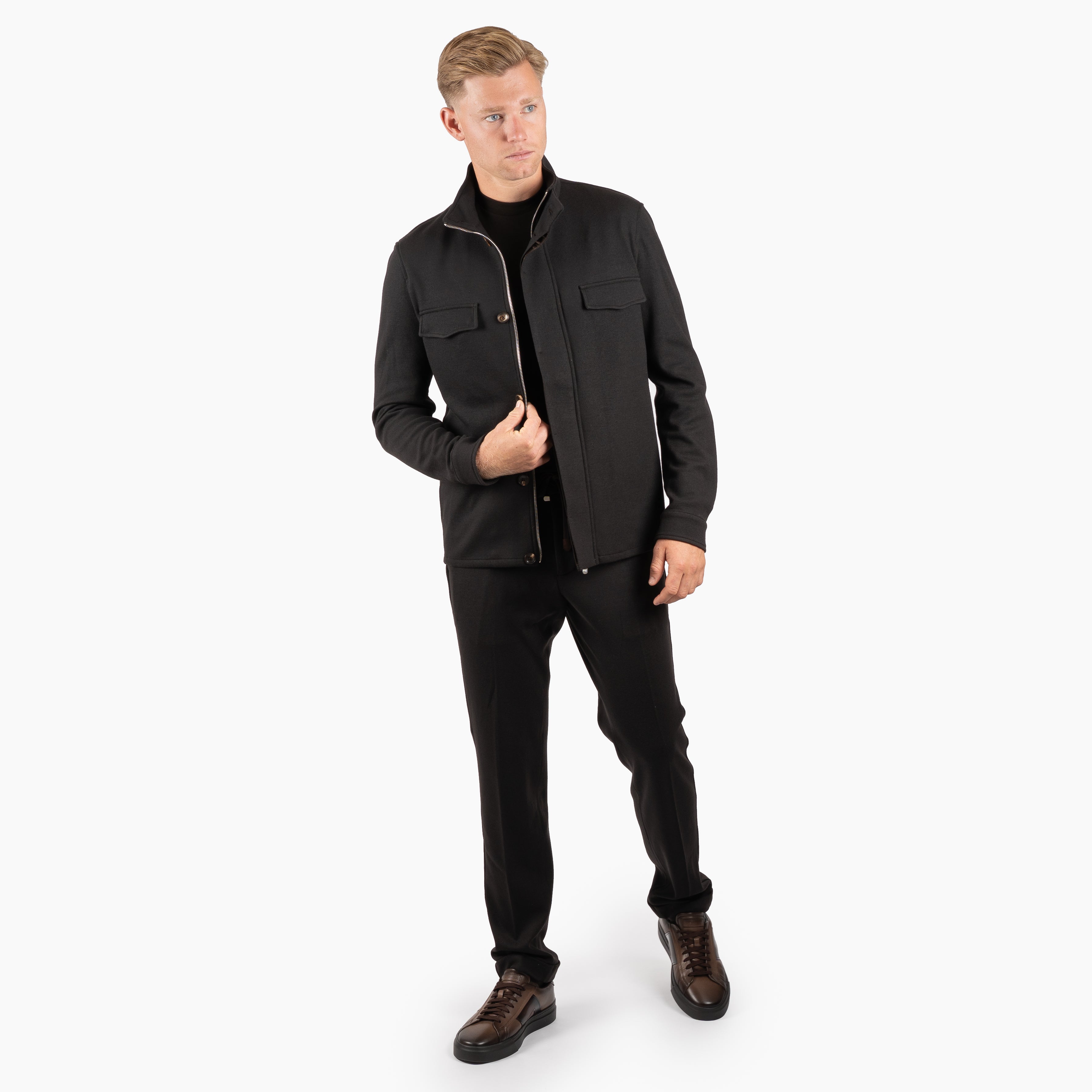 Marco Pescarolo Overshirt Bruin | Titan