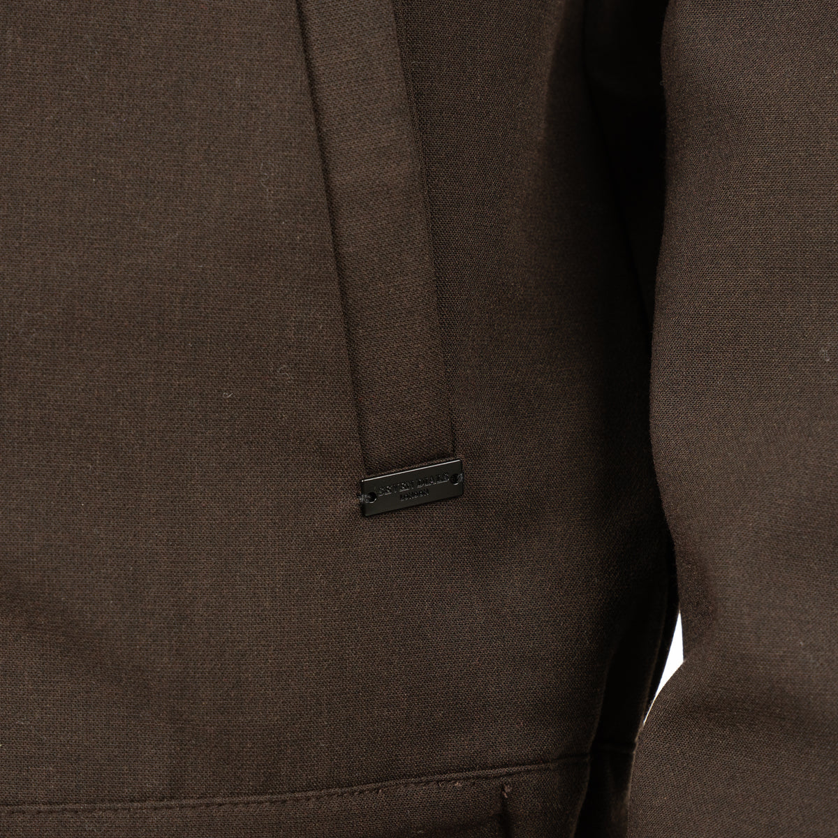 SEVEN DIALS Overshirt met Rits Bruin | Medan