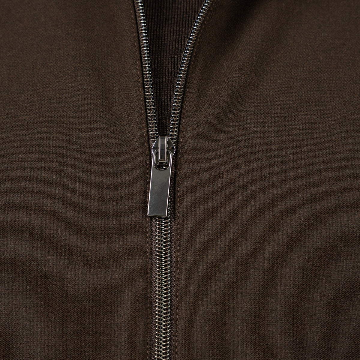 SEVEN DIALS Overshirt met Rits Bruin | Medan