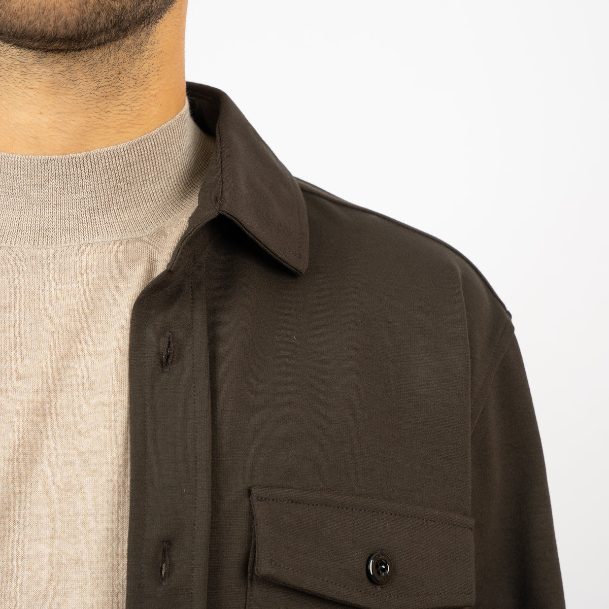 Genti Overshirt Groen | Midtown Dynamic